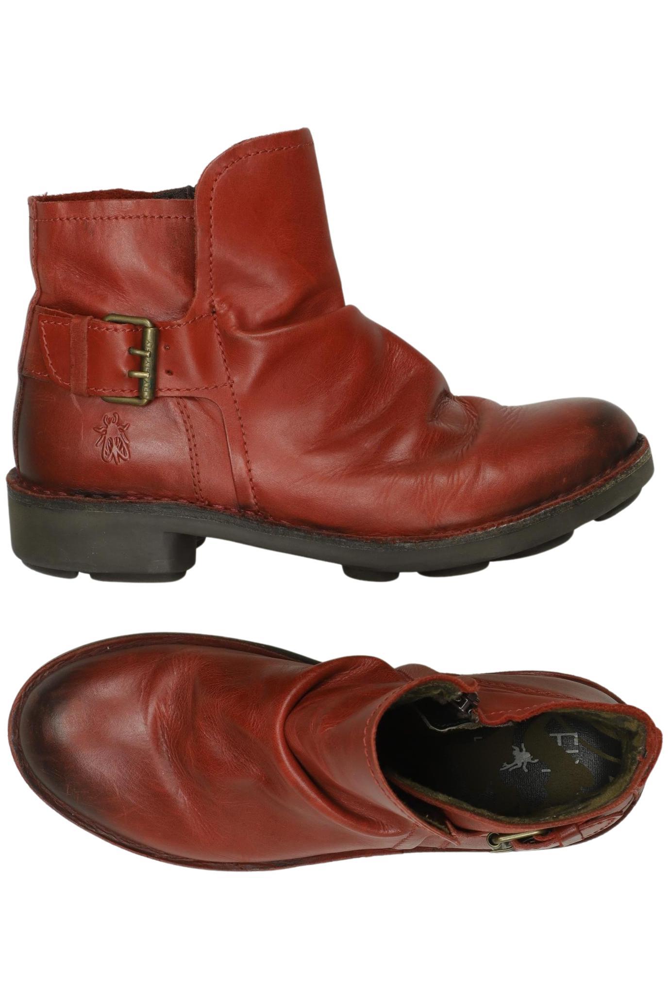 

Fly London Damen Stiefelette, rot, Gr. 39