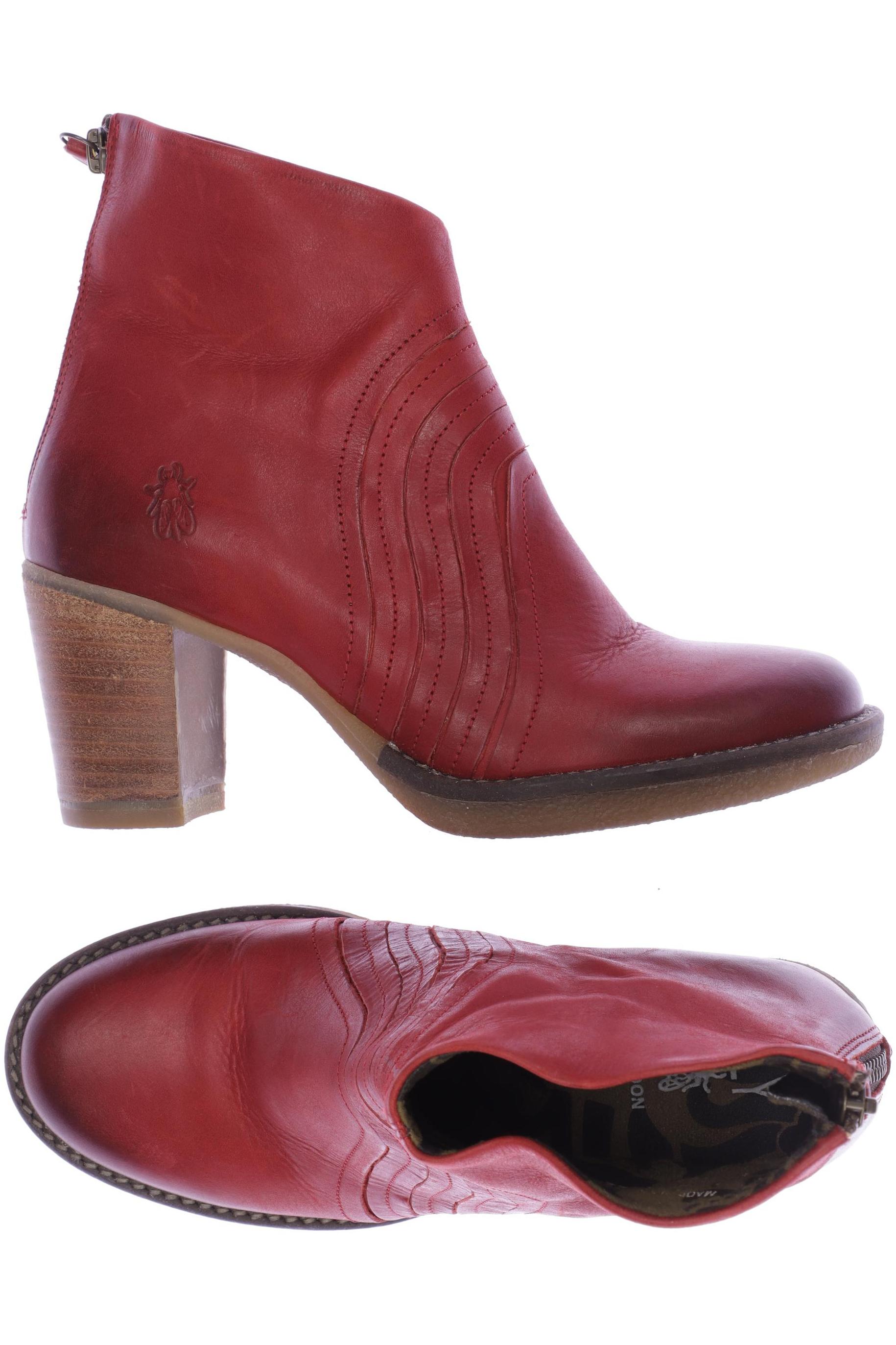 

Fly London Damen Stiefelette, rot, Gr. 37