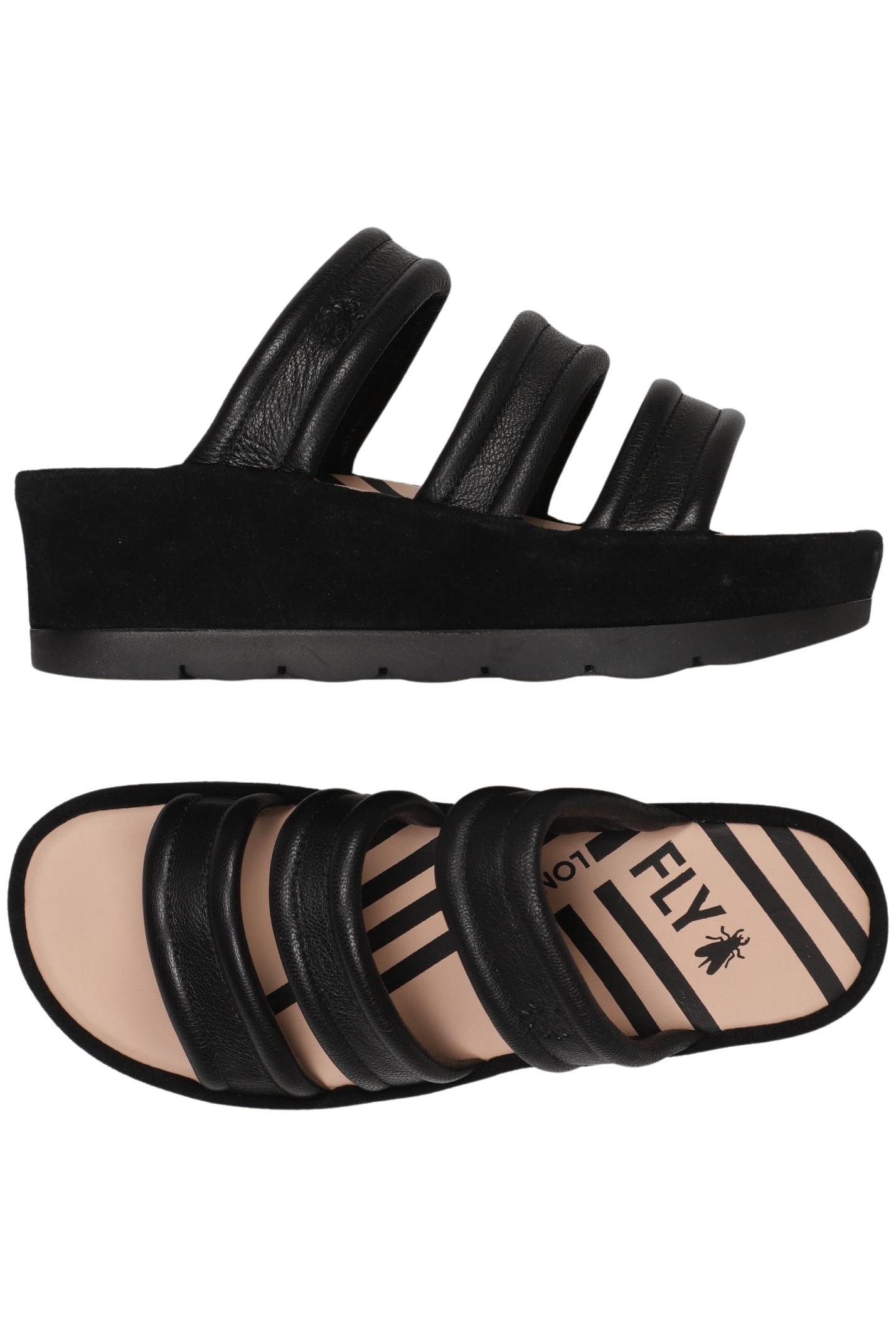 

Fly London Damen Sandale, schwarz, Gr. 36