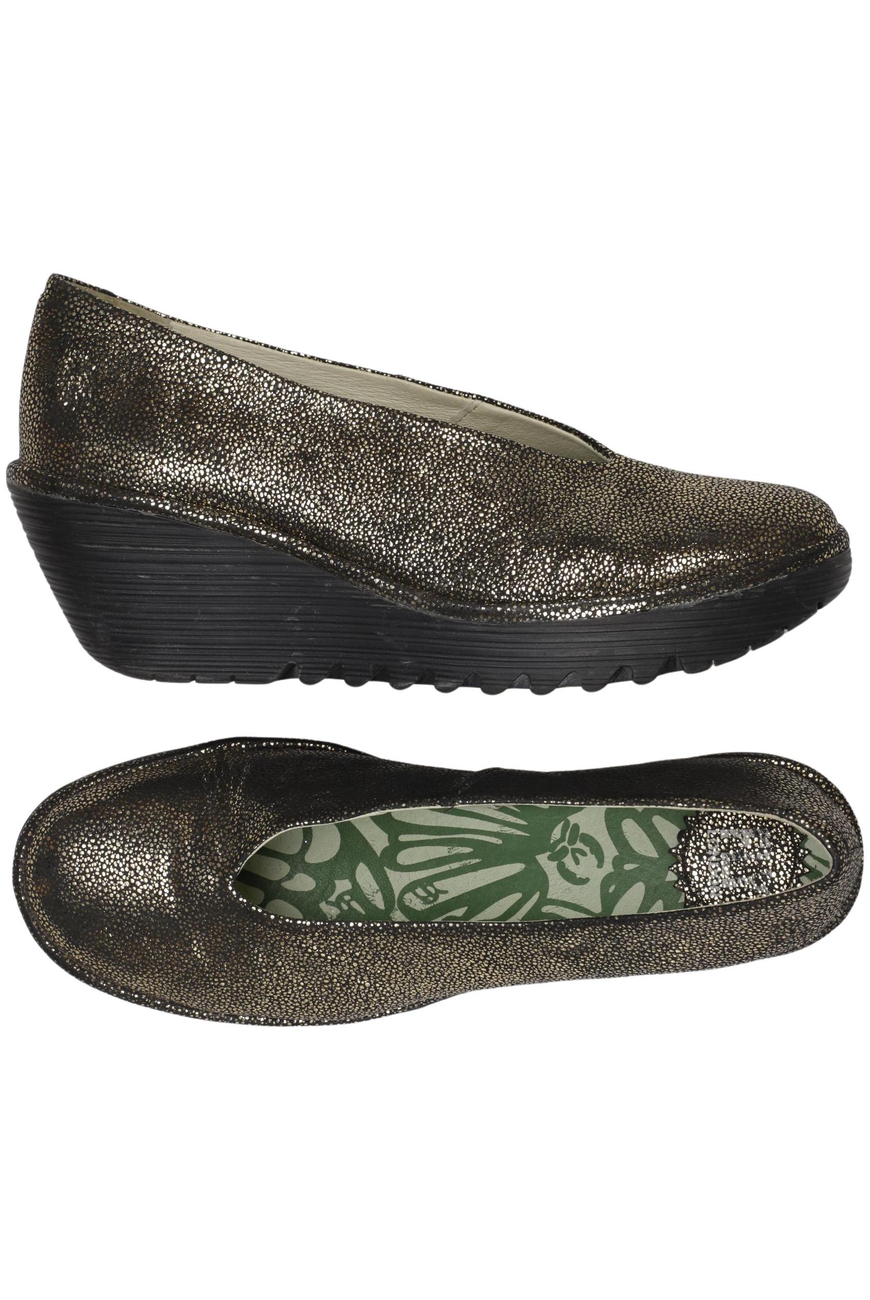 

Fly London Damen Pumps, gold, Gr. 40