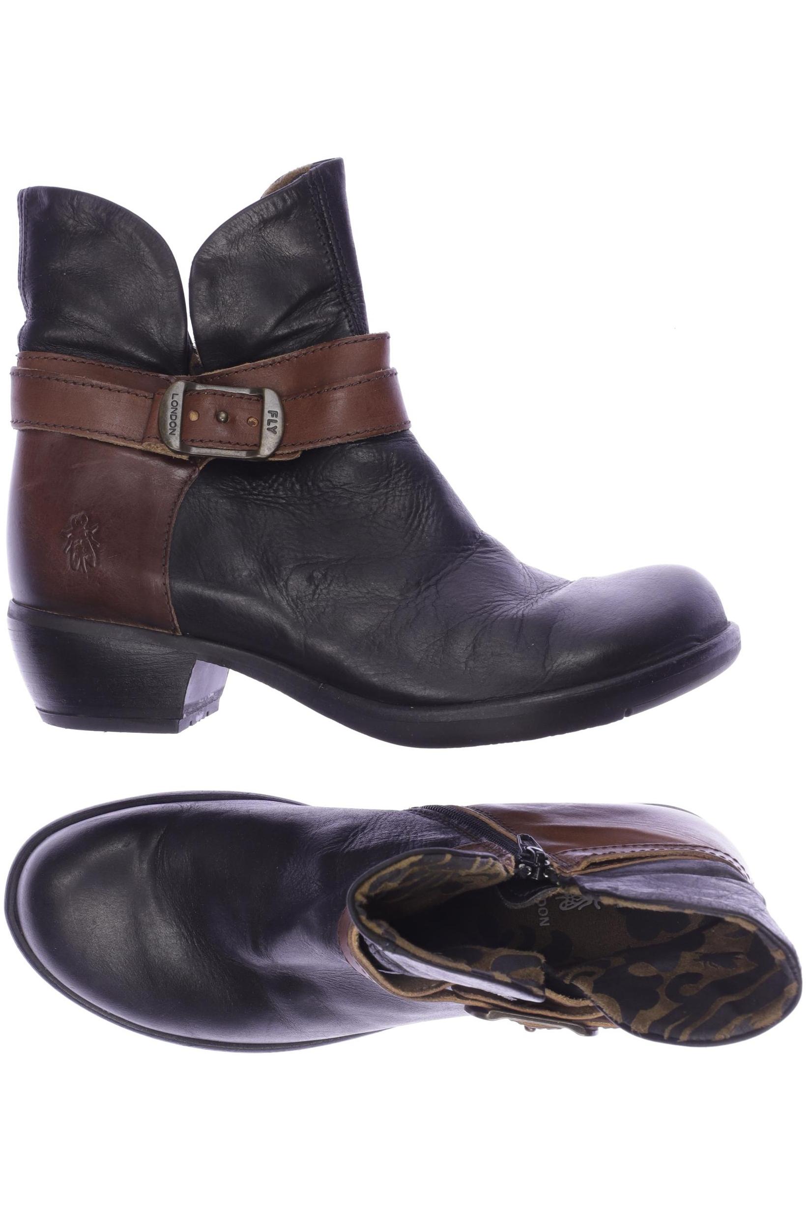 

Fly London Damen Stiefelette, schwarz, Gr. 39