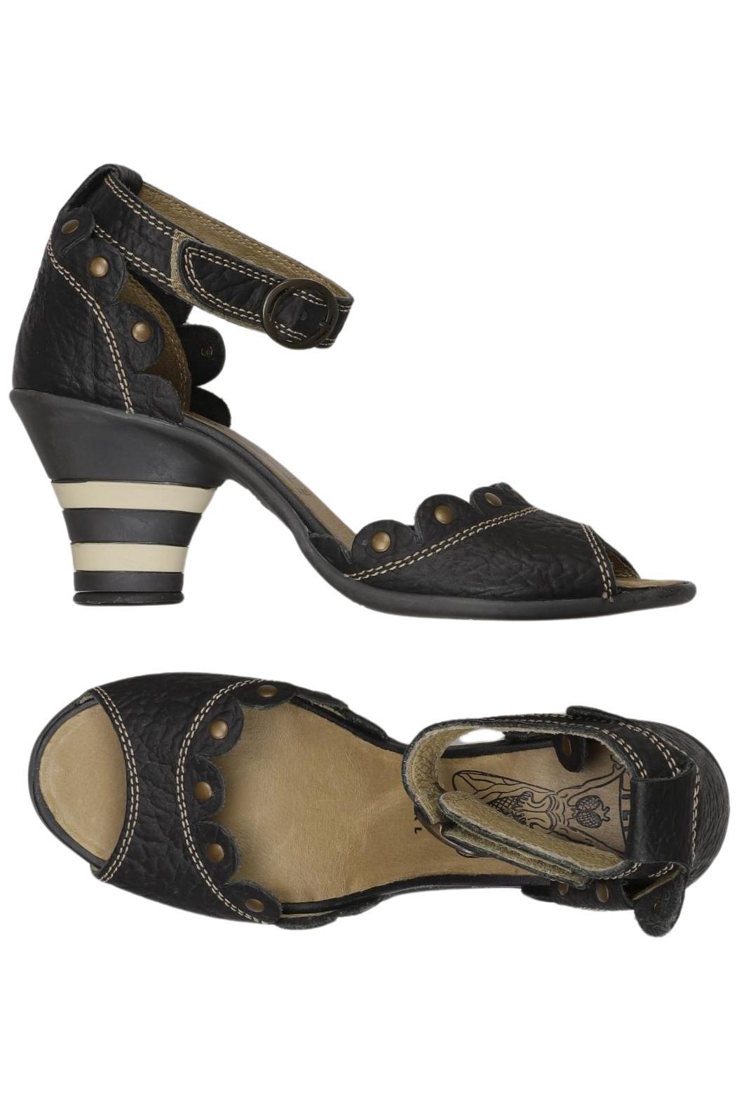 

Fly London Damen Sandale, schwarz, Gr. 38