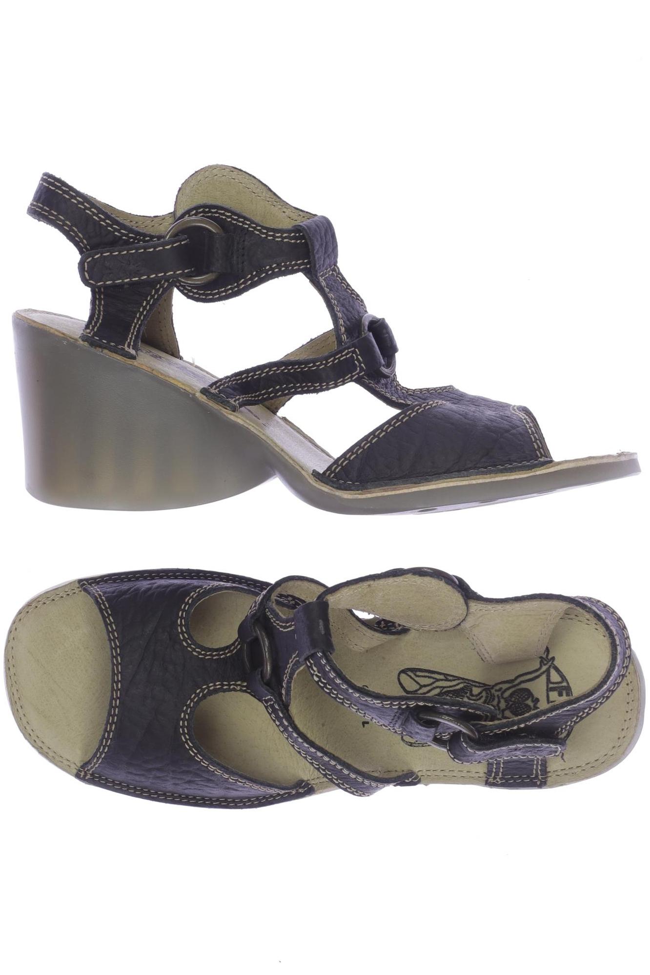 

Fly London Damen Sandale, schwarz, Gr. 38