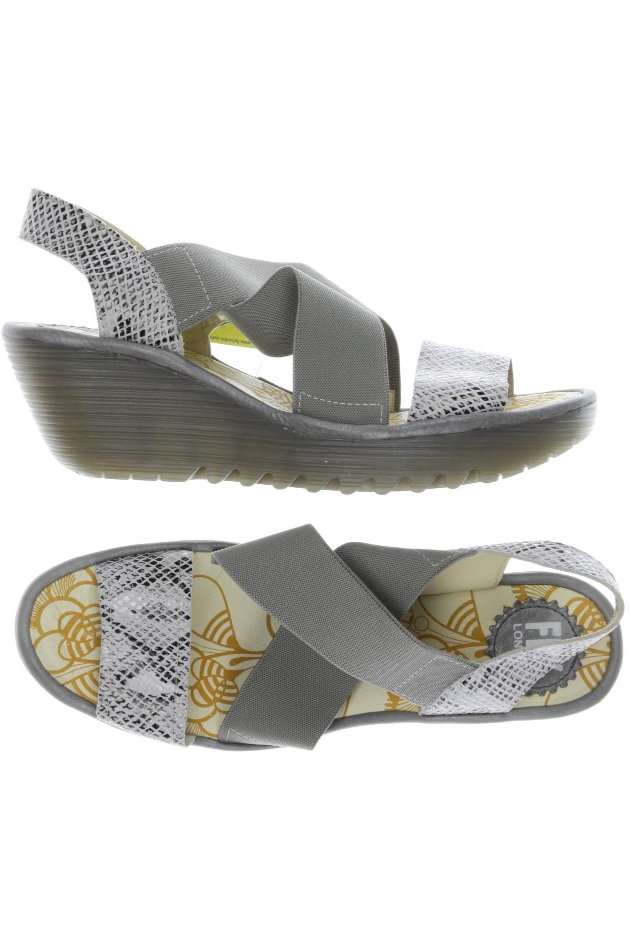 

Fly London Damen Sandale, grau, Gr. 39