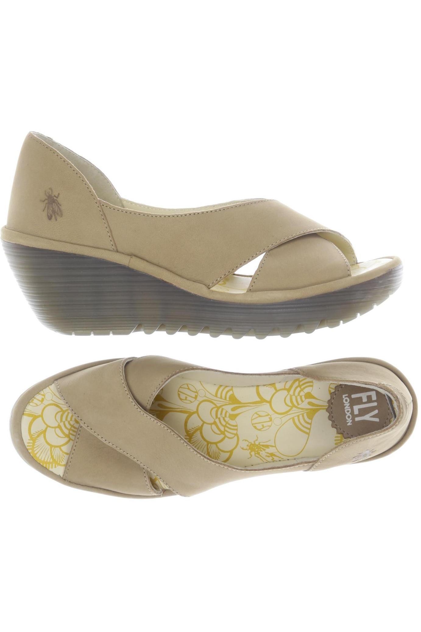 

Fly London Damen Sandale, beige, Gr. 39