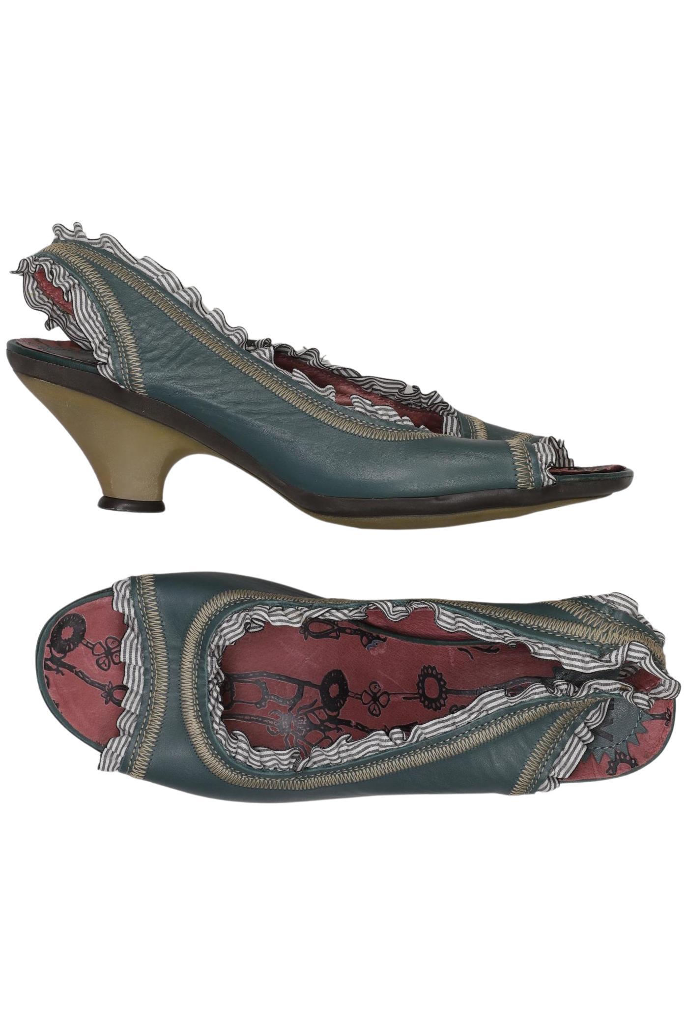 

Fly London Damen Sandale, grün, Gr. 38