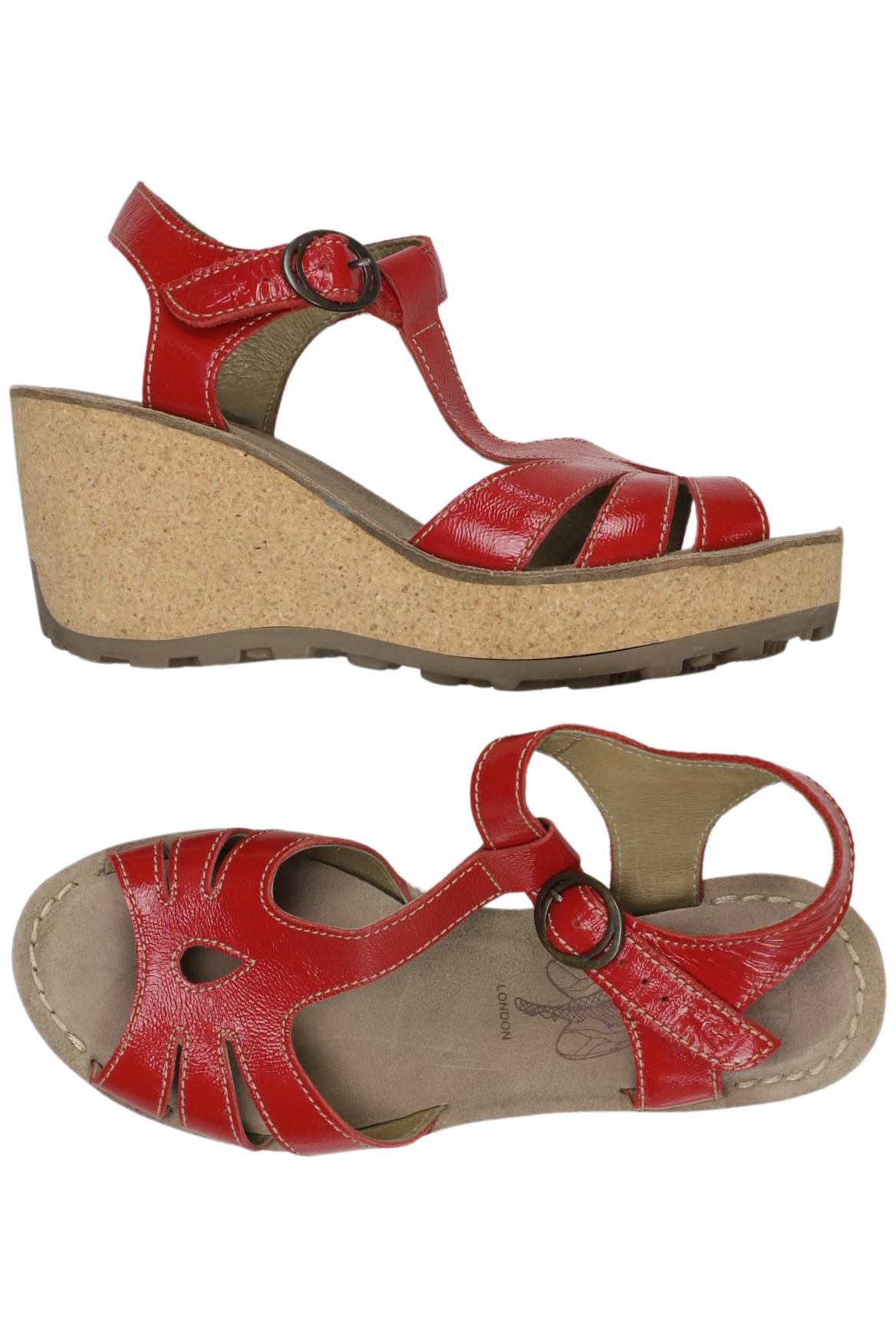 

Fly London Damen Sandale, rot, Gr. 39