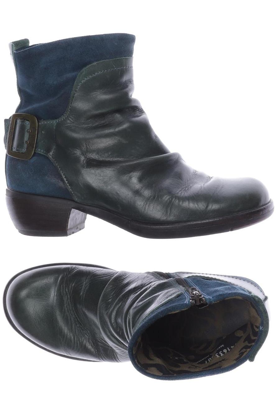 

Fly London Damen Stiefelette, türkis, Gr. 37