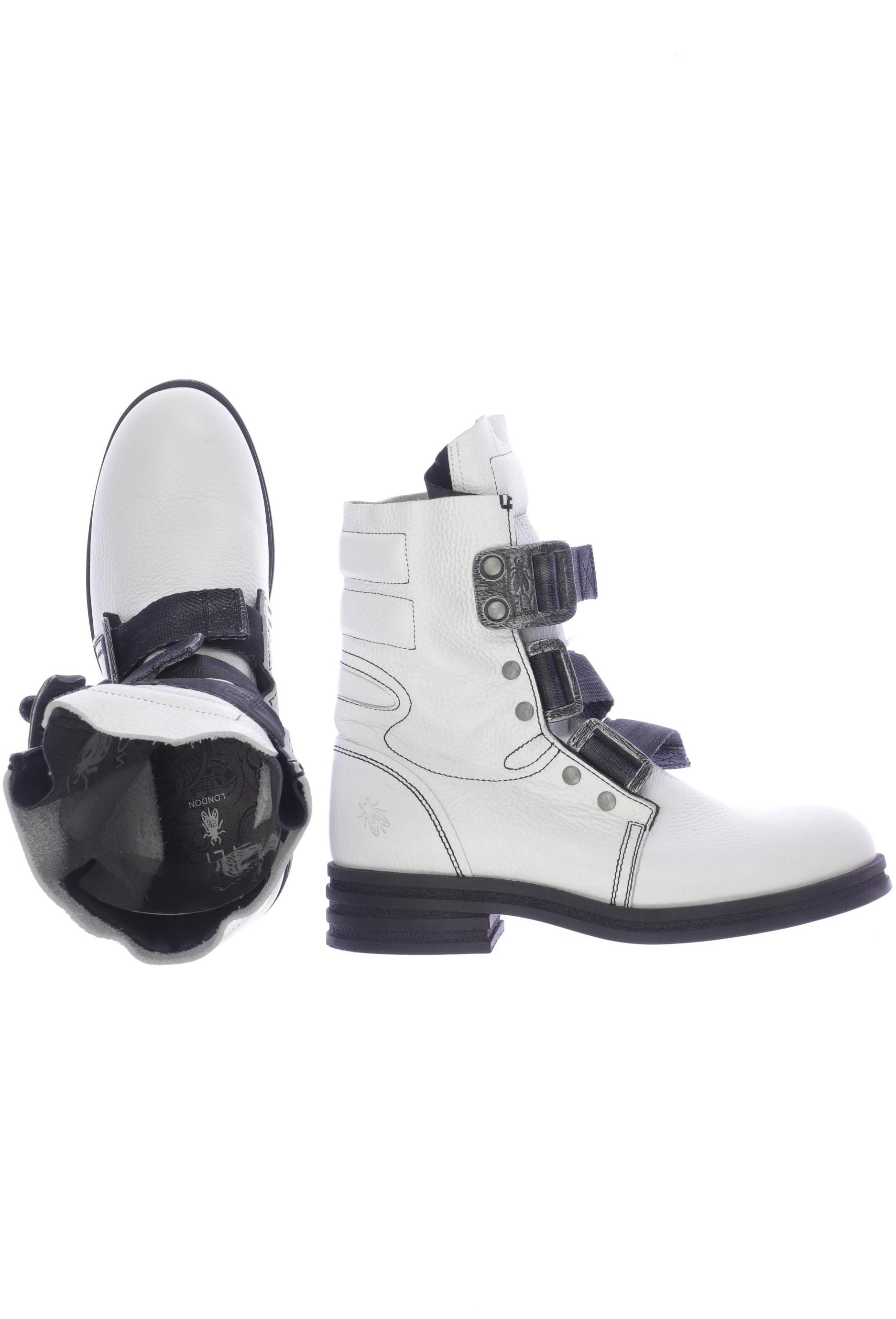 

Fly London Damen Stiefelette, weiß, Gr. 40