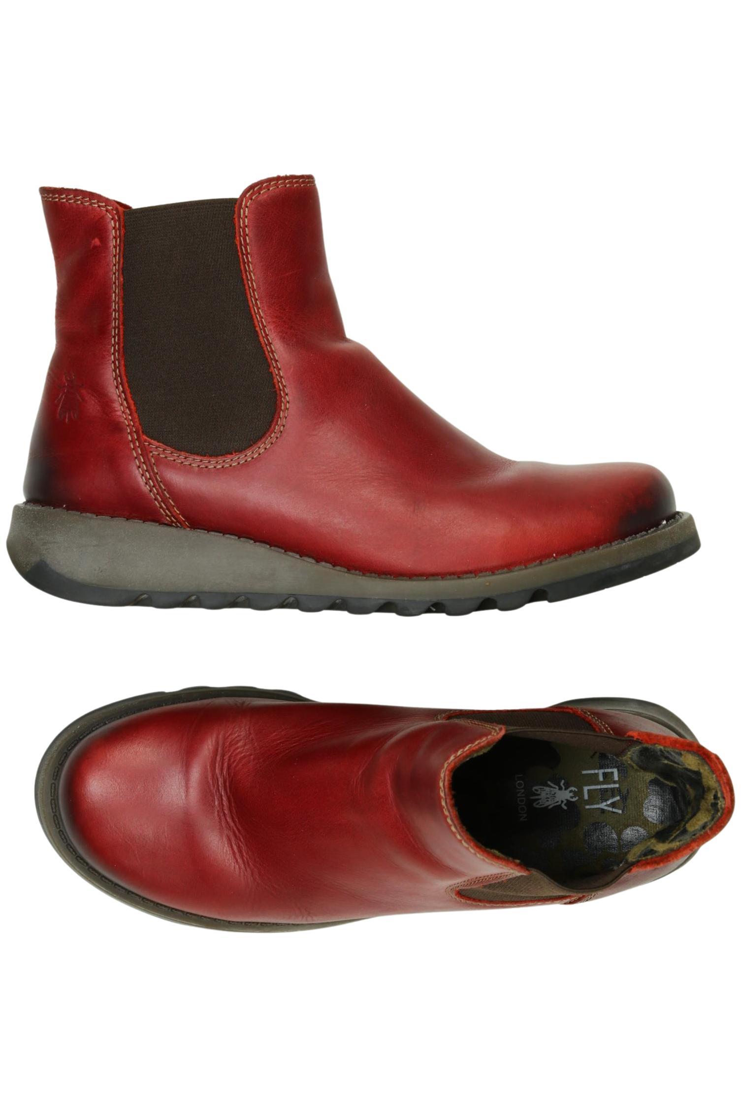 

Fly London Damen Stiefelette, bordeaux, Gr. 38