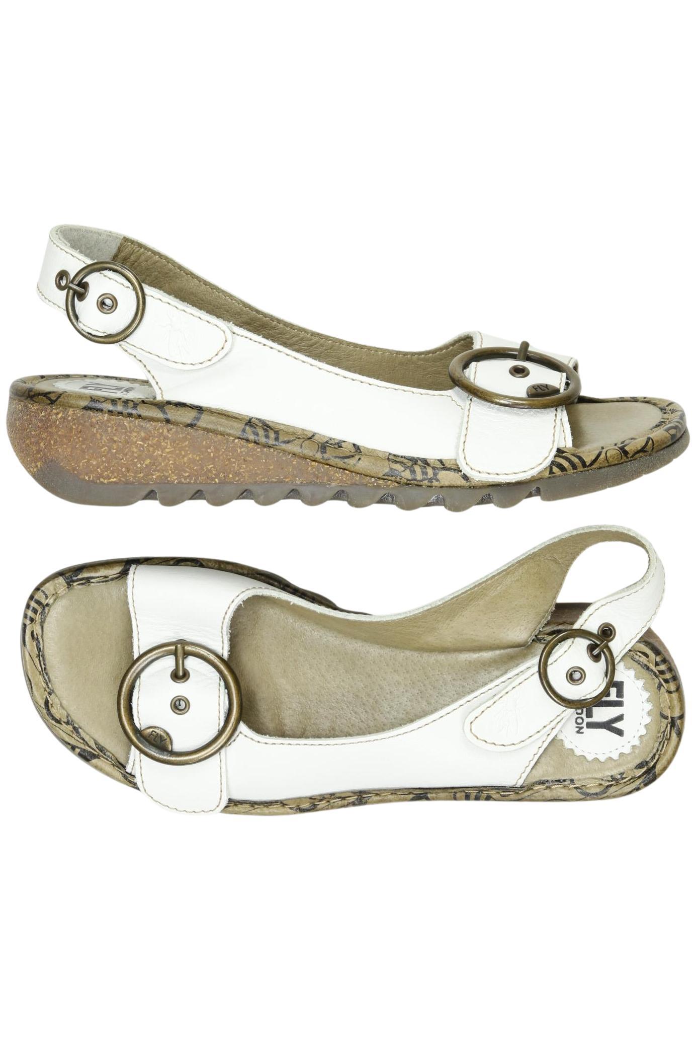 

Fly London Damen Sandale, weiß, Gr. 41