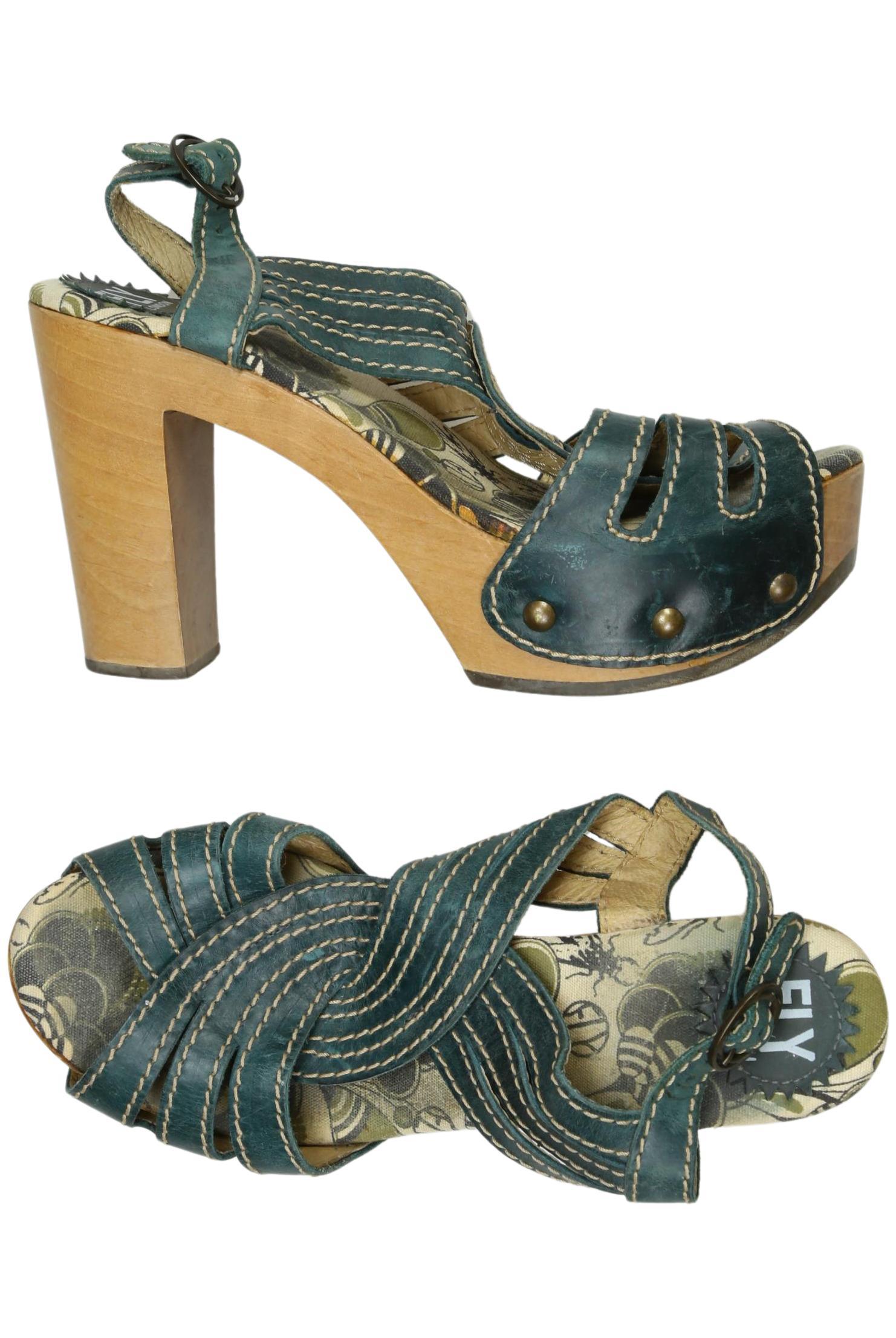 

Fly London Damen Sandale, türkis, Gr. 39