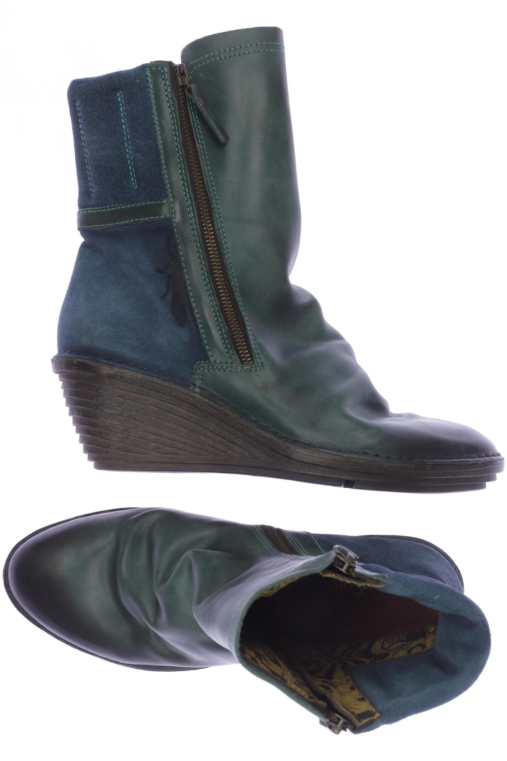 

Fly London Damen Stiefelette, grün, Gr. 42