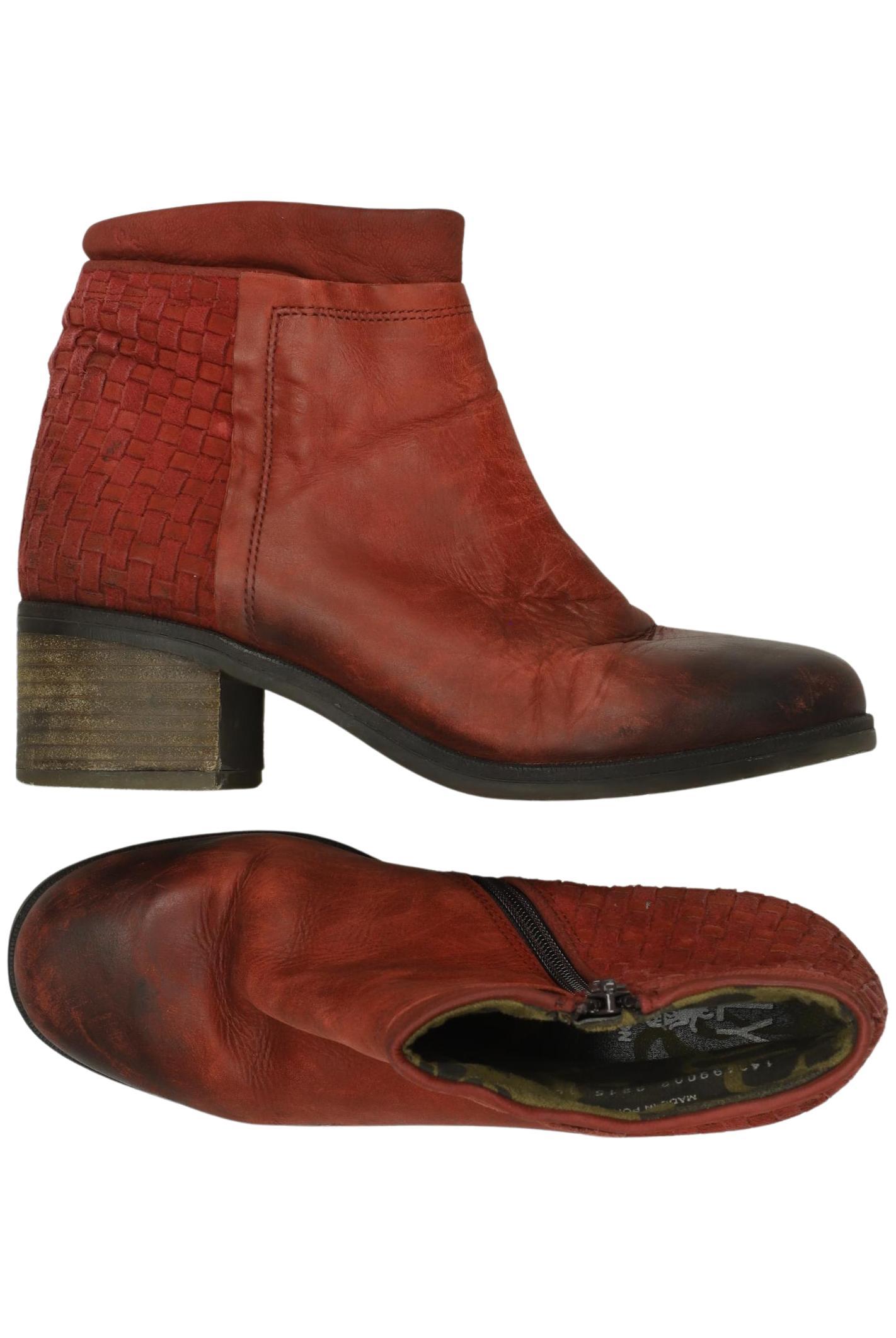 

Fly London Damen Stiefelette, rot, Gr. 38