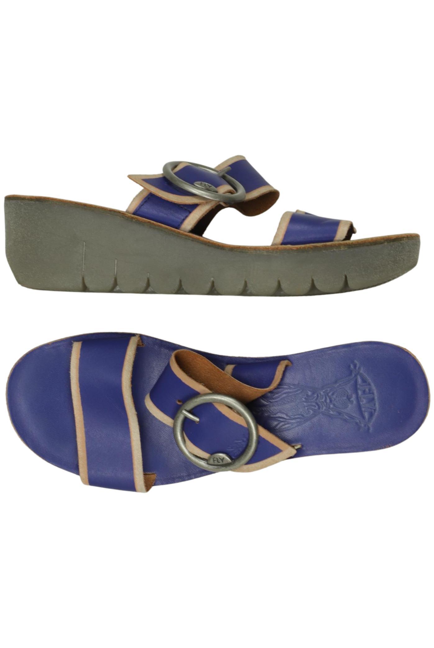 

Fly London Damen Sandale, blau, Gr. 38