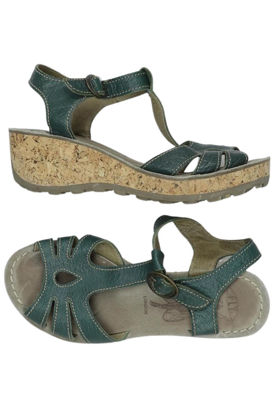 

Fly London Damen Sandale, grün, Gr. 37