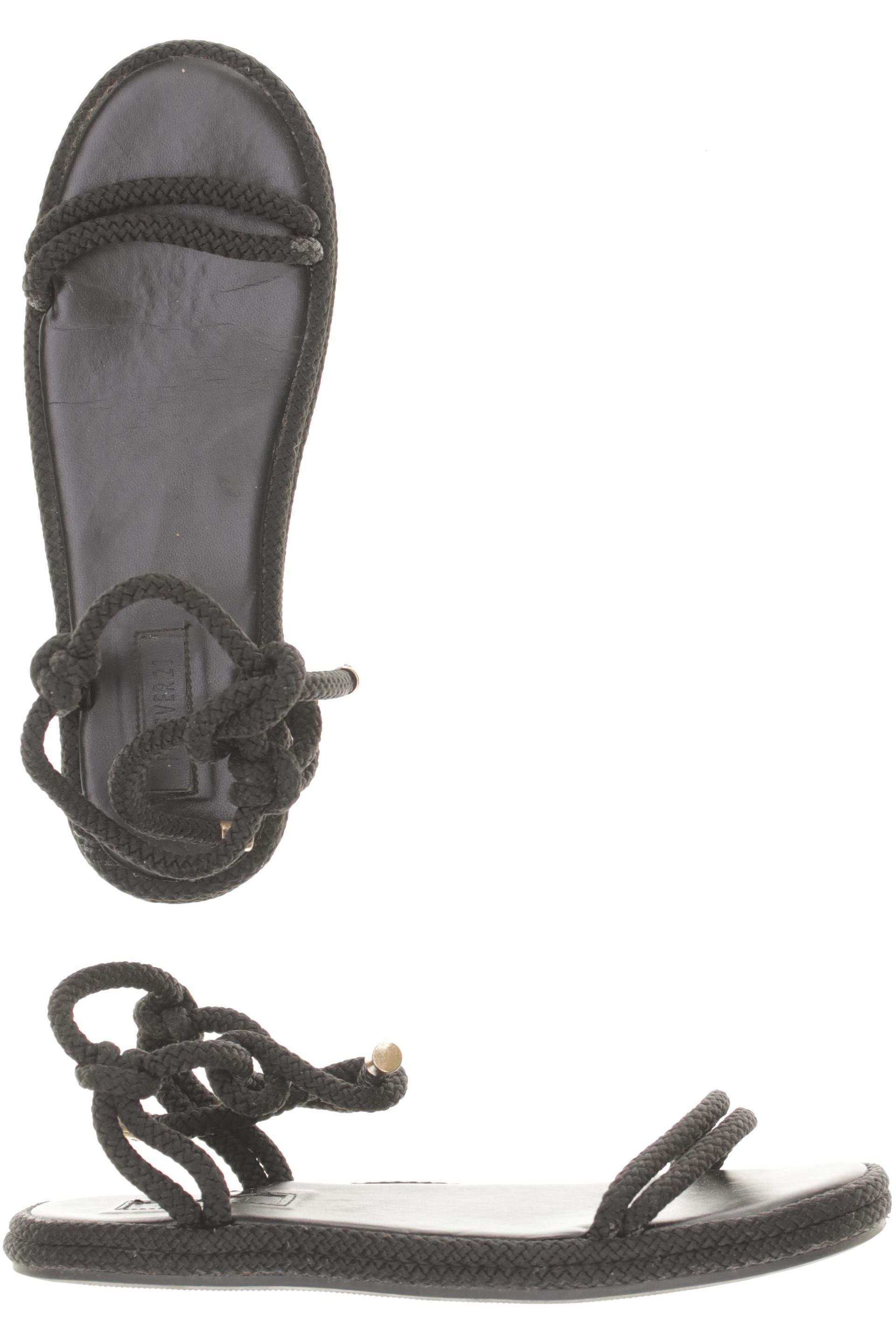 

Forever 21 Damen Sandale, schwarz, Gr. 35