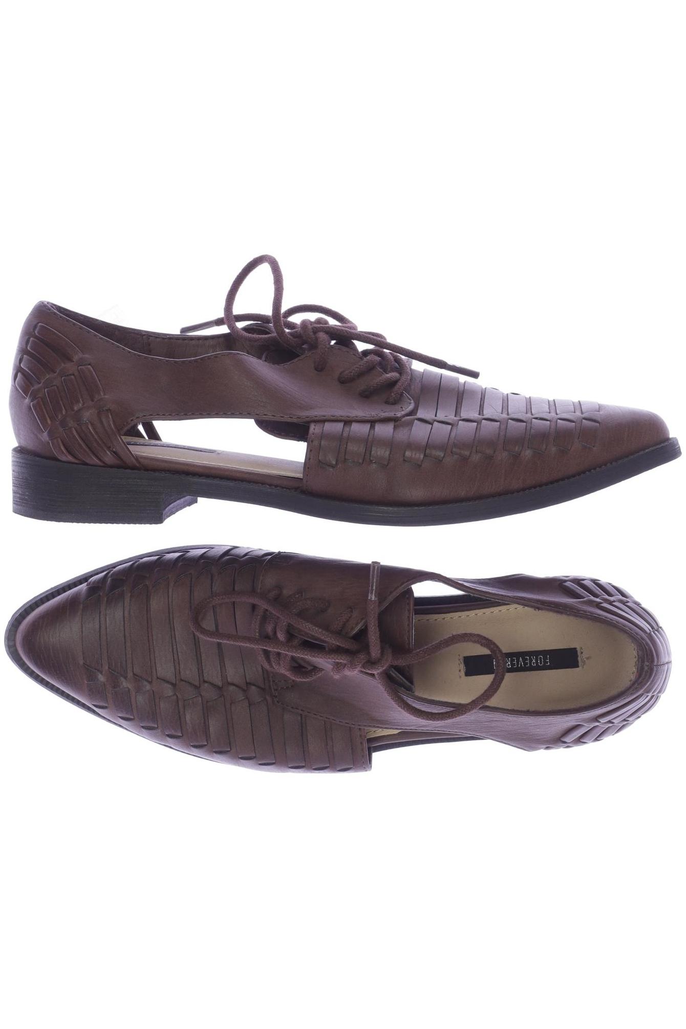 

Forever 21 Damen Halbschuh, braun, Gr. 5
