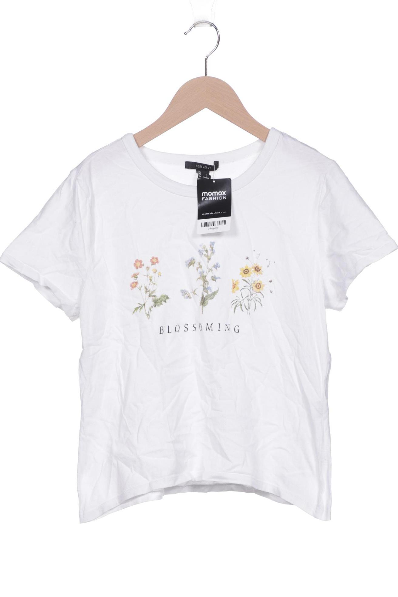 

Forever 21 Damen T-Shirt, weiß, Gr. 42