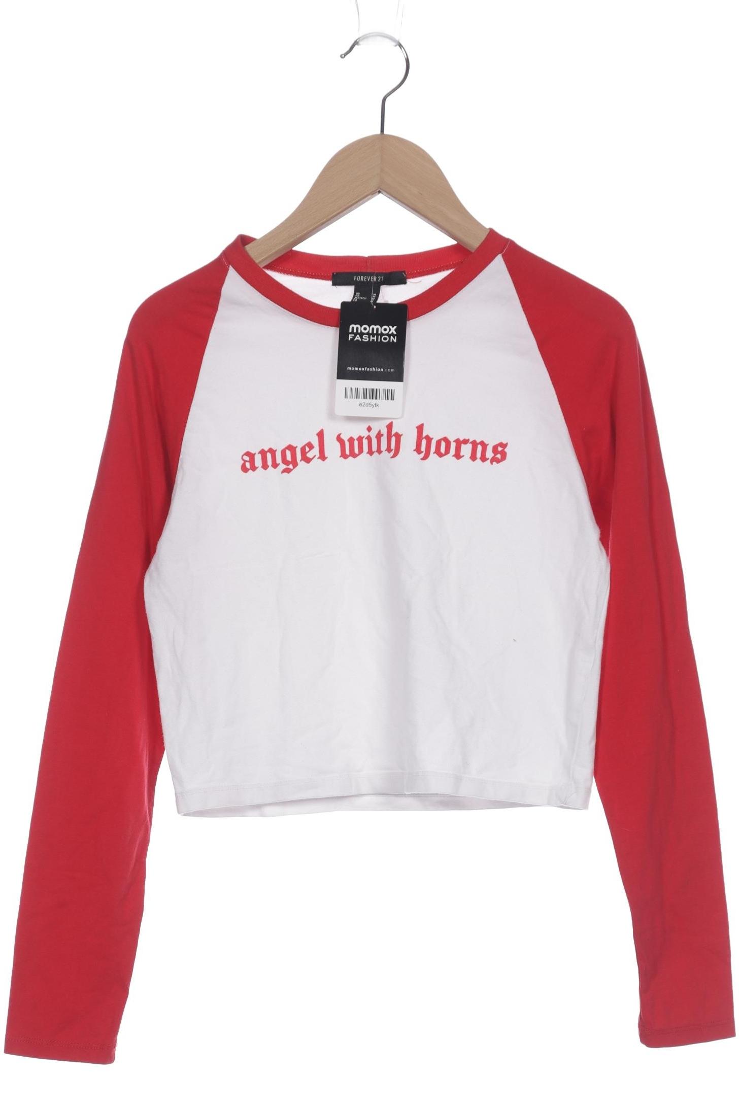 

Forever 21 Damen Langarmshirt, rot, Gr. 38