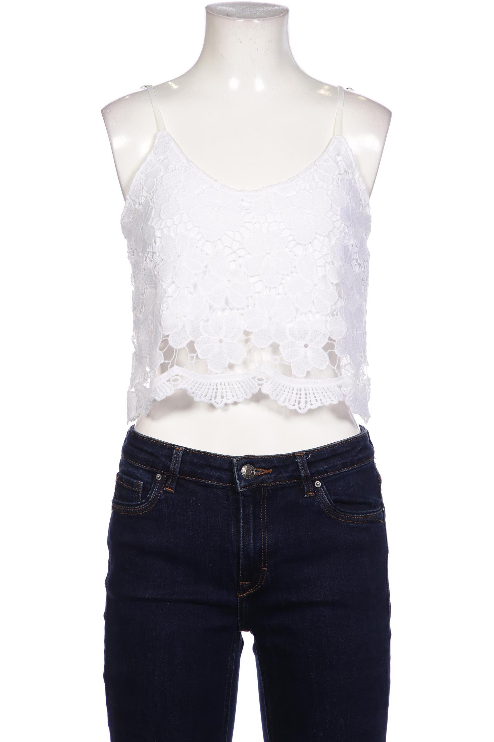 

Forever 21 Damen Bluse, weiß, Gr. 36