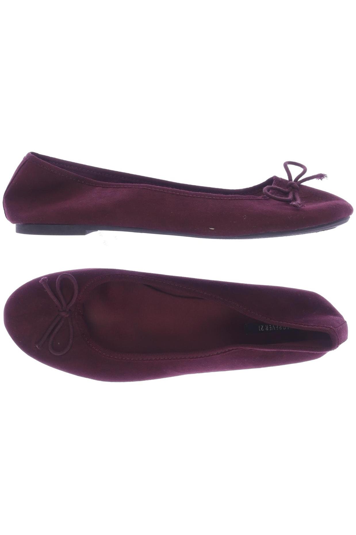 

Forever 21 Damen Ballerinas, bordeaux, Gr. 37