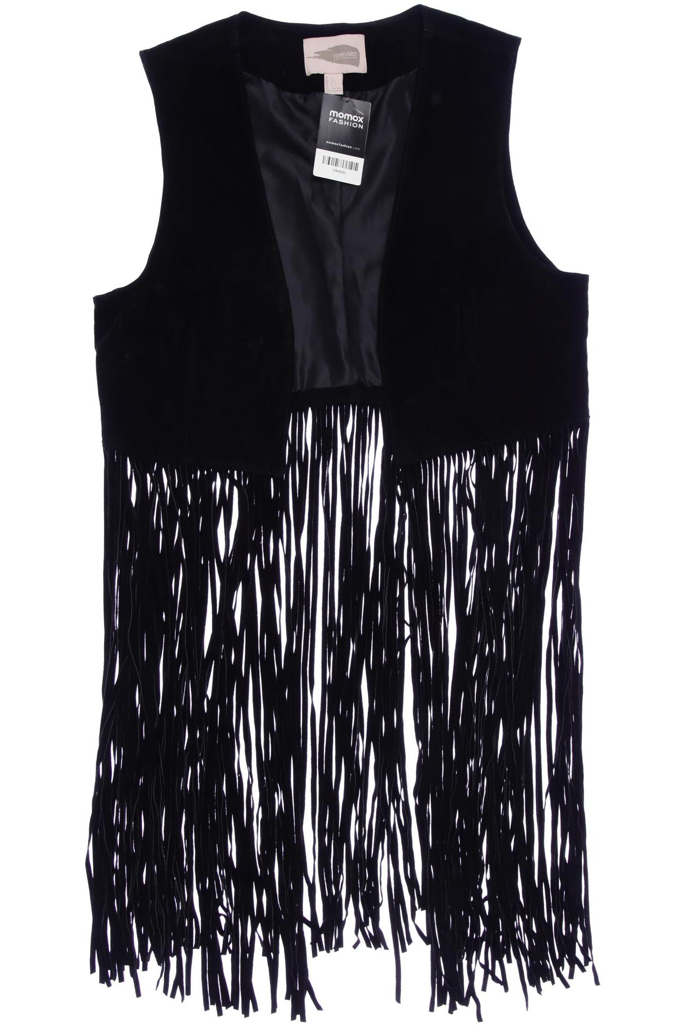 

Forever 21 Damen Weste, schwarz, Gr. 42