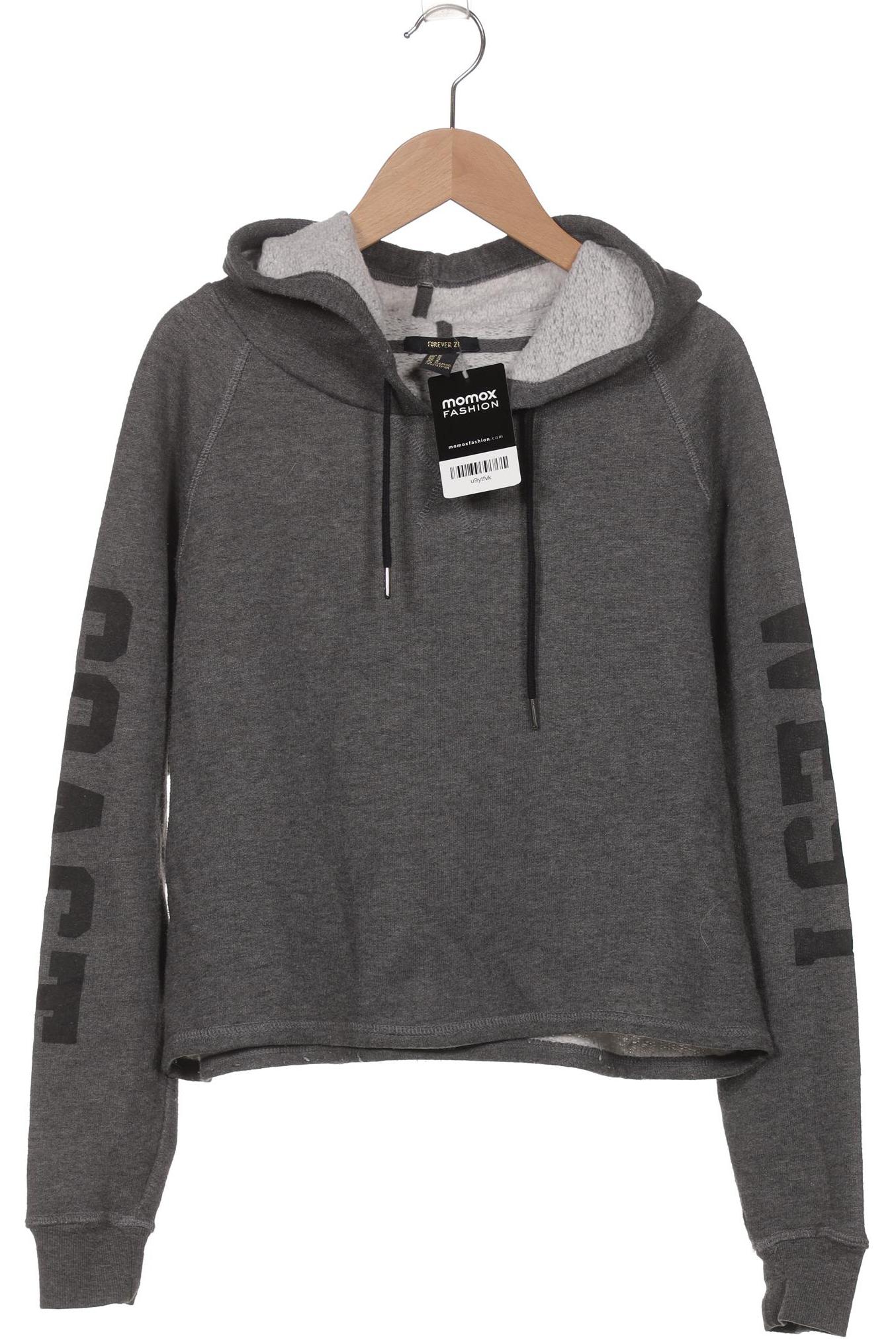 

Forever 21 Damen Kapuzenpullover, grau, Gr. 38
