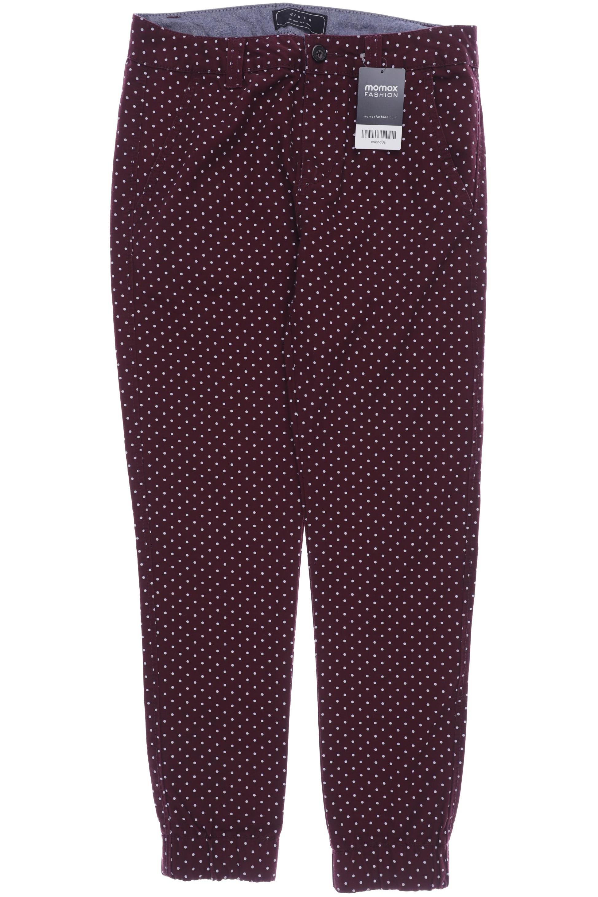 

Forever 21 Herren Stoffhose, bordeaux, Gr. 29
