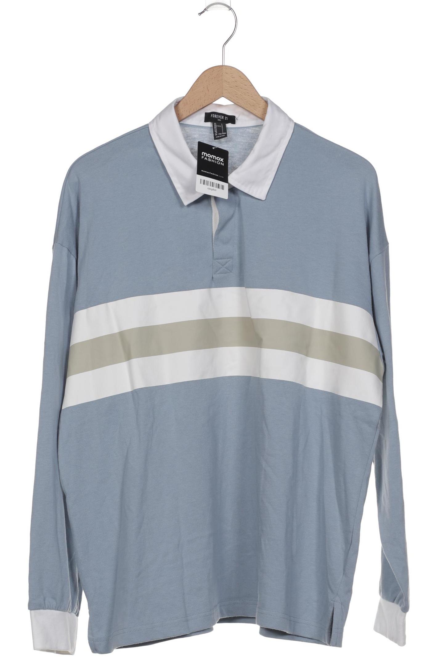 

Forever 21 Herren Poloshirt, hellblau, Gr. 52