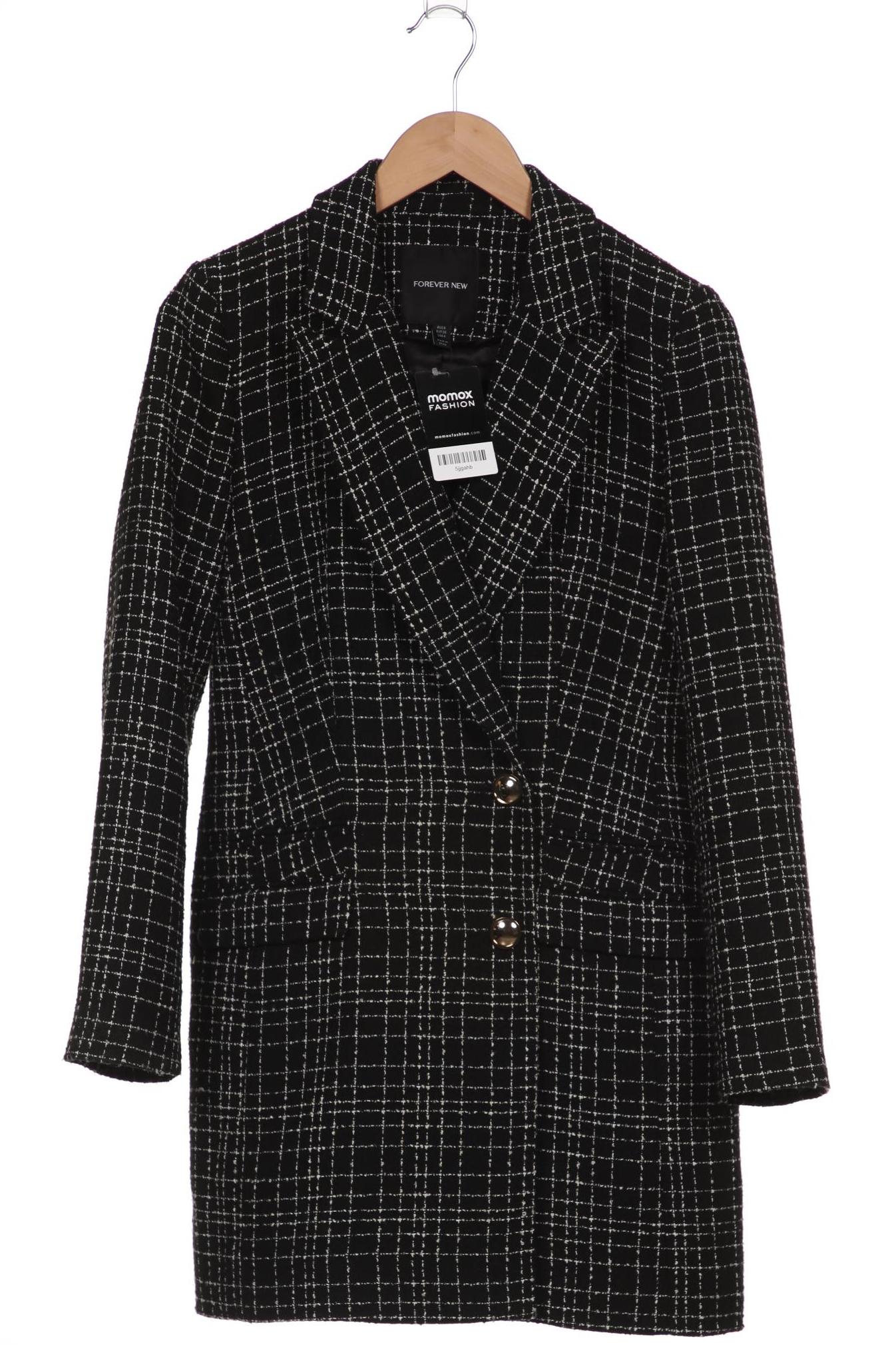 

Forever New Damen Mantel, schwarz, Gr. 36