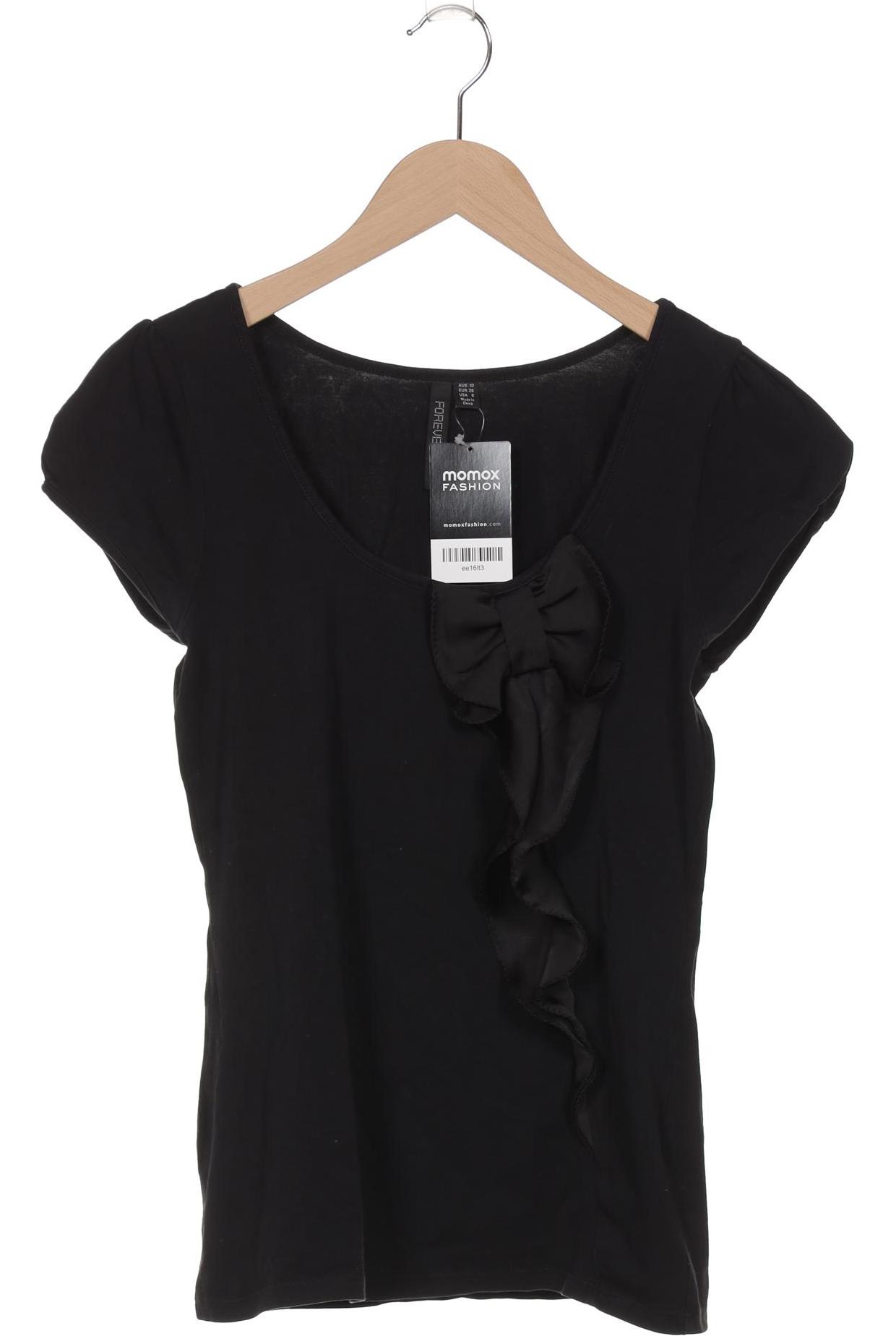 

Forever New Damen T-Shirt, schwarz, Gr. 38