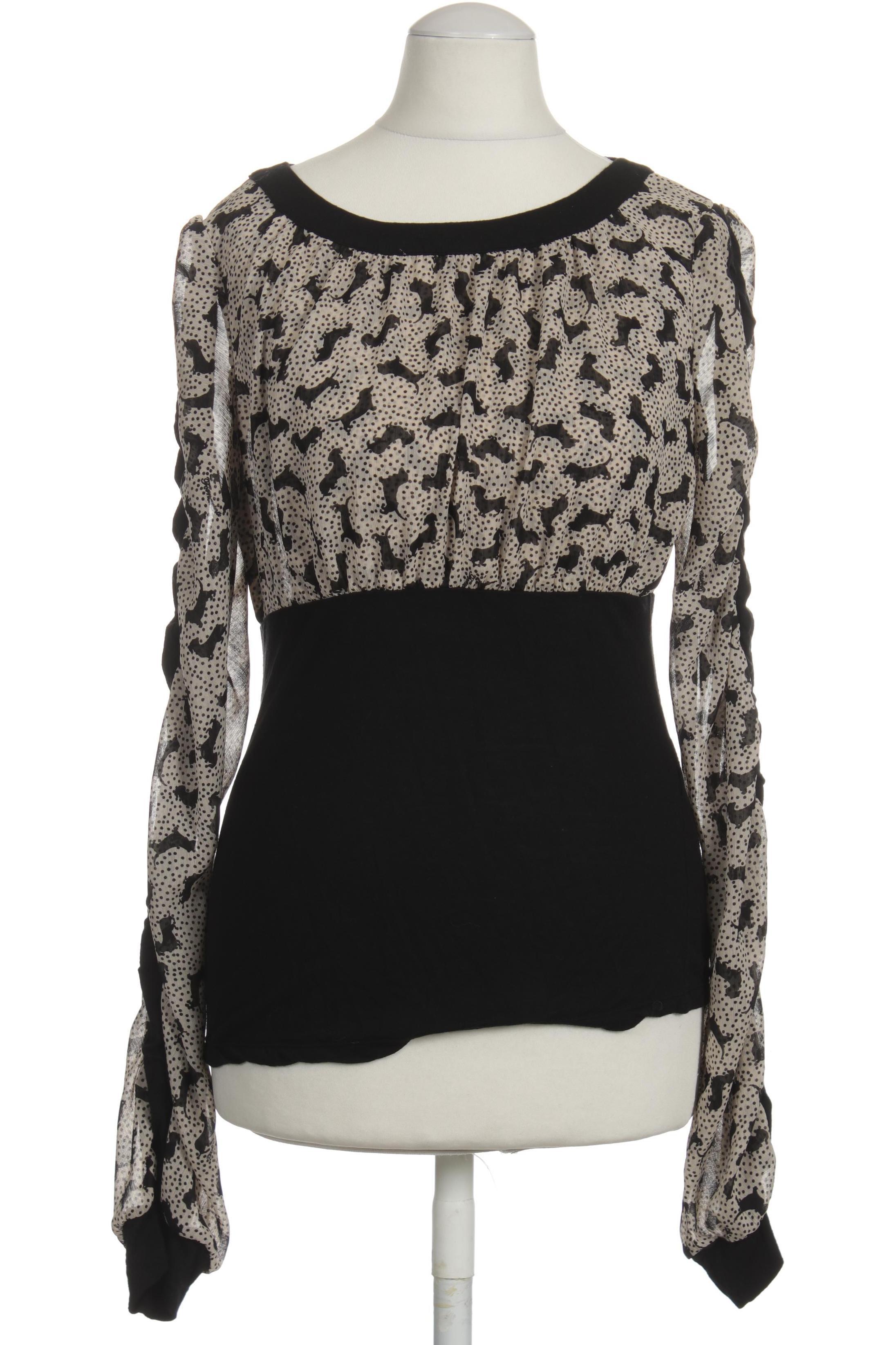 

Fornarina Damen Langarmshirt, schwarz, Gr.