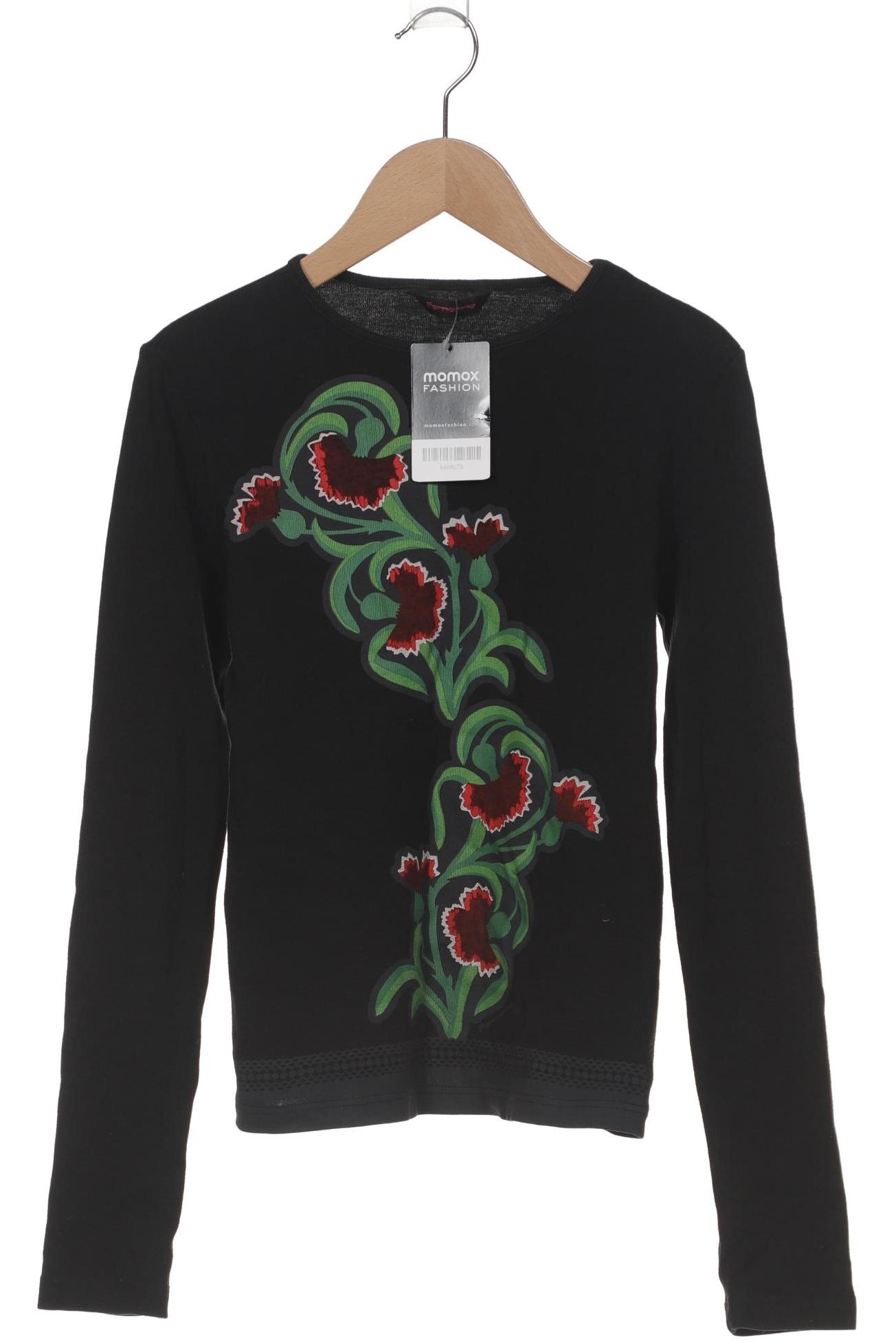 

Fornarina Damen Langarmshirt, schwarz, Gr. 36