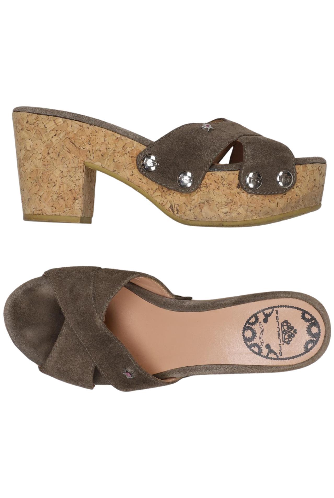 

Fornarina Damen Sandale, braun, Gr. 38