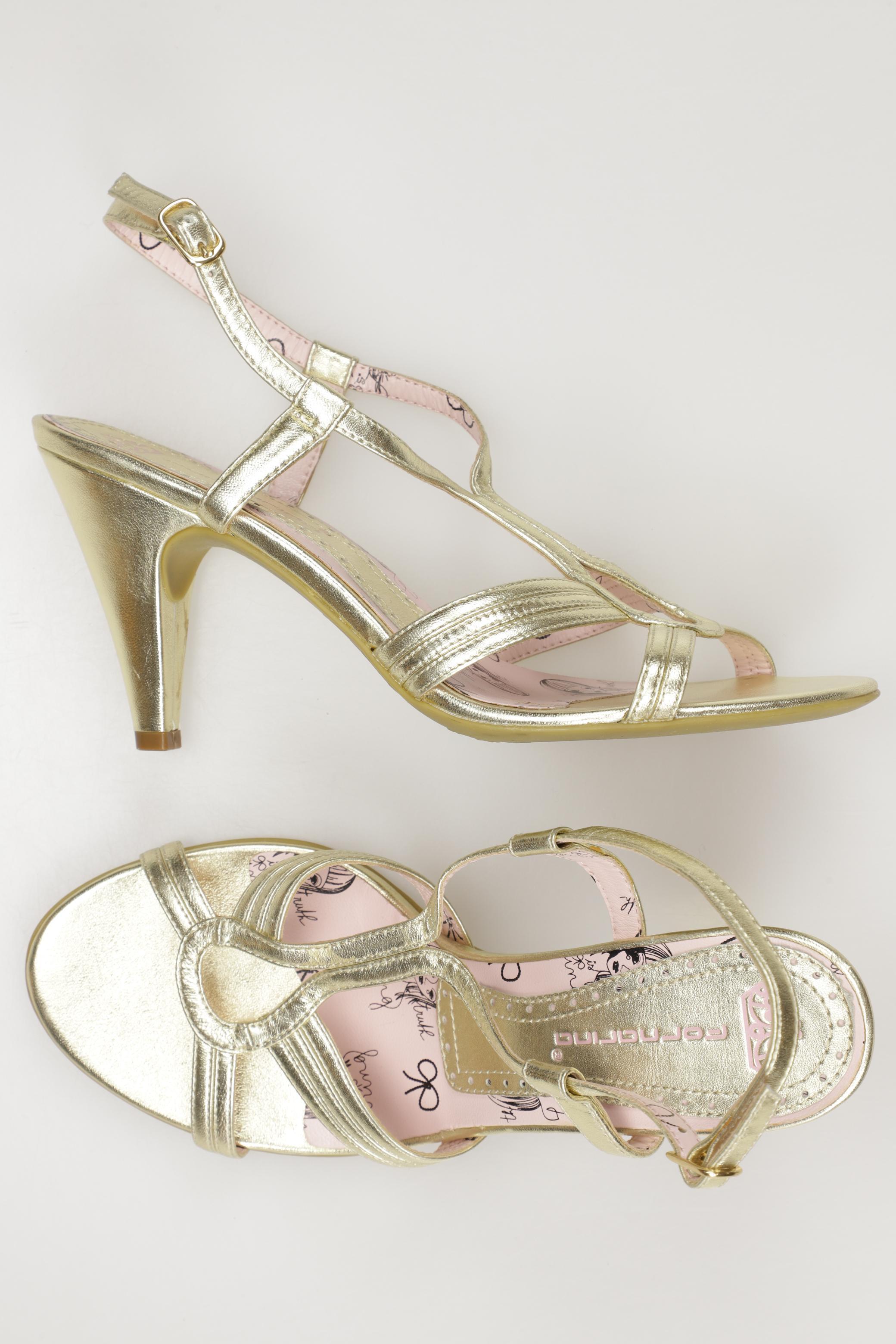 

Fornarina Damen Sandale, gold, Gr. 39