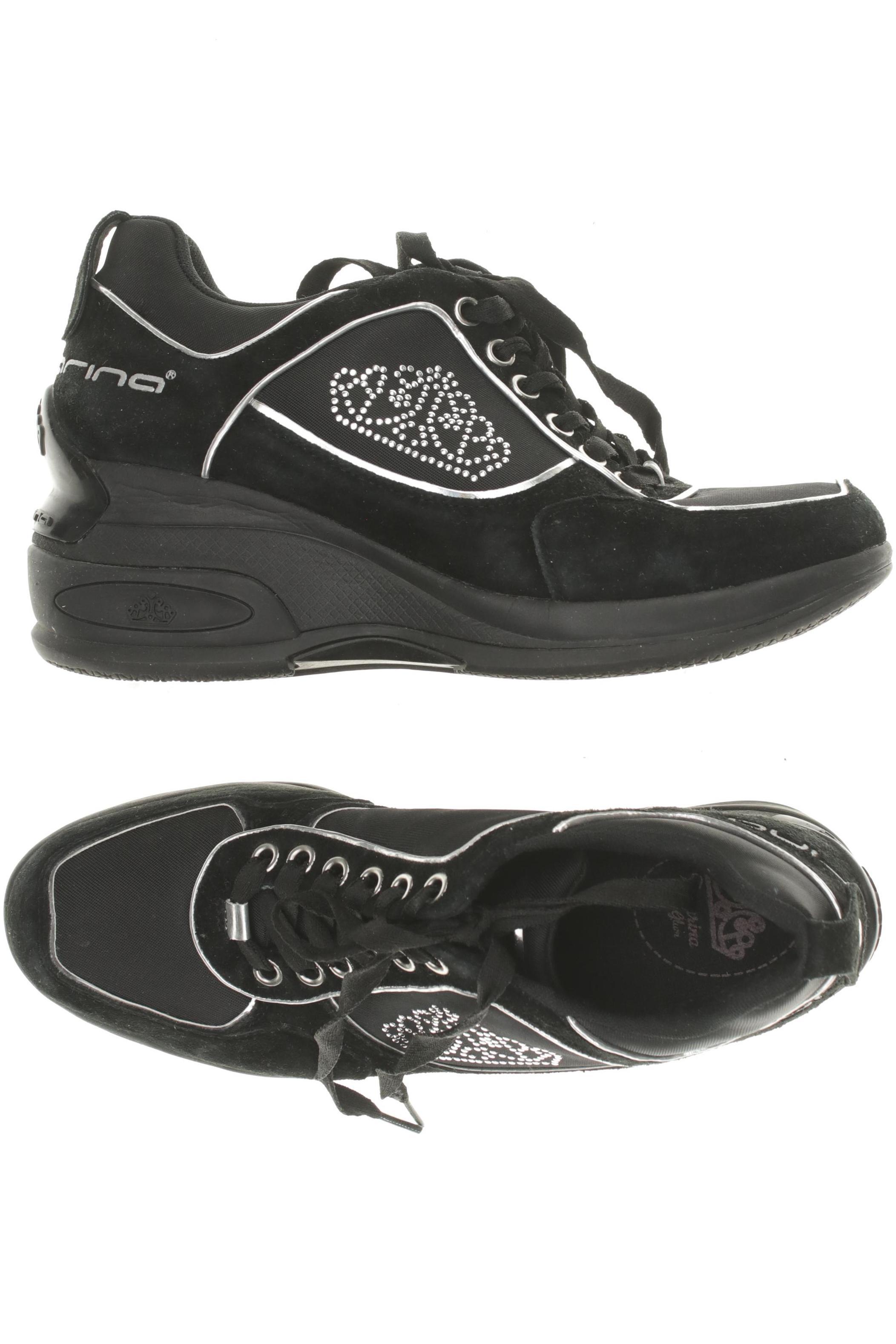 

Fornarina Damen Sneakers, schwarz, Gr. 38