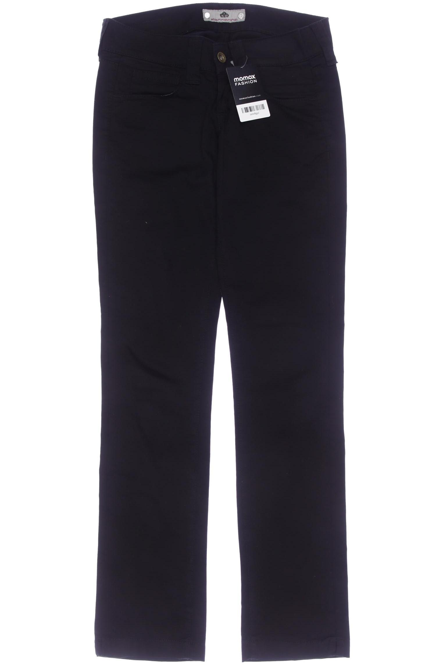 

Fornarina Damen Stoffhose, schwarz, Gr. 26