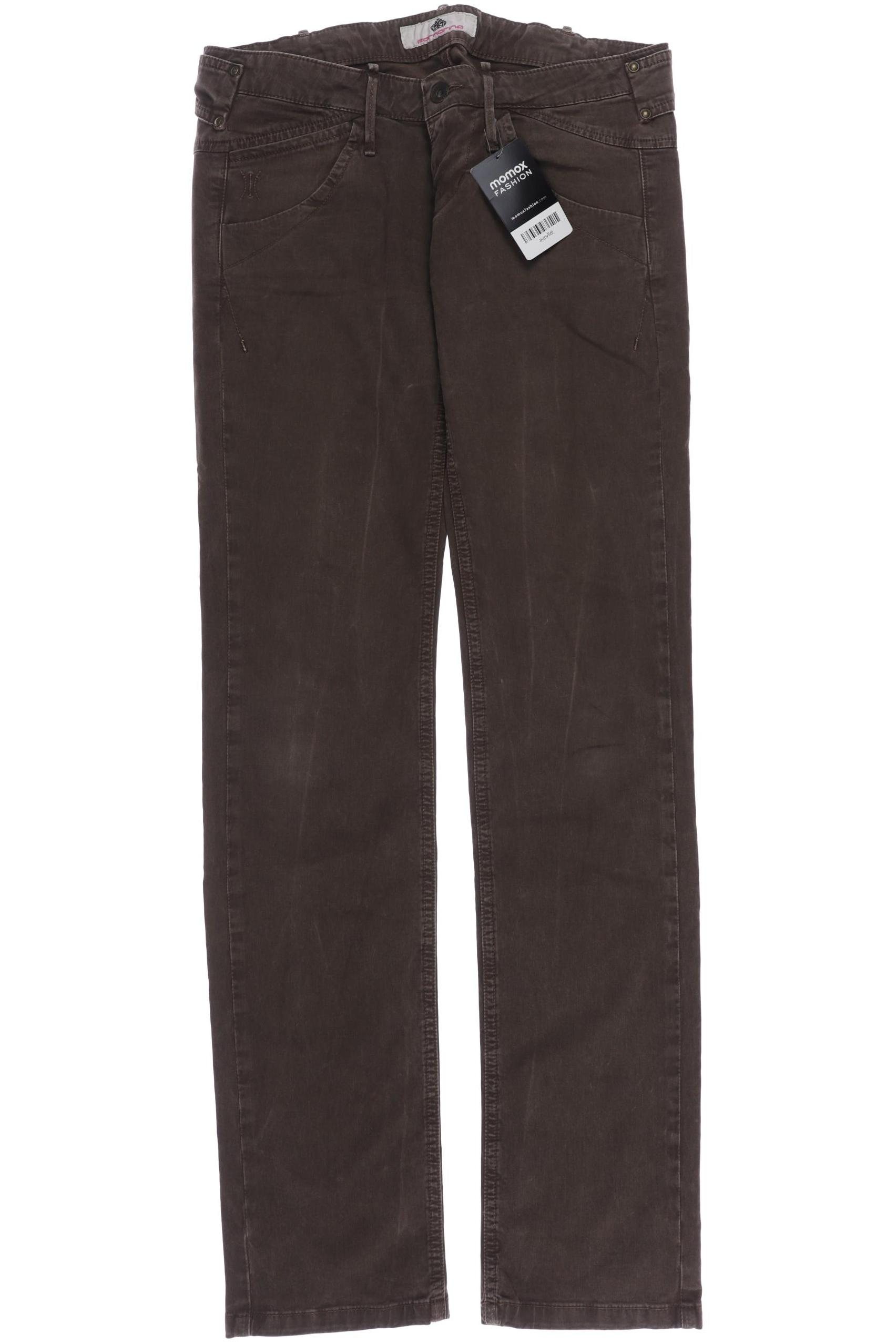 

Fornarina Damen Stoffhose, braun, Gr. 27