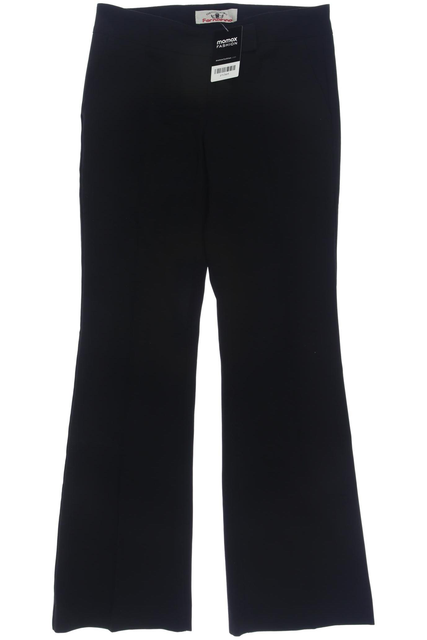 

Fornarina Damen Stoffhose, schwarz, Gr. 28