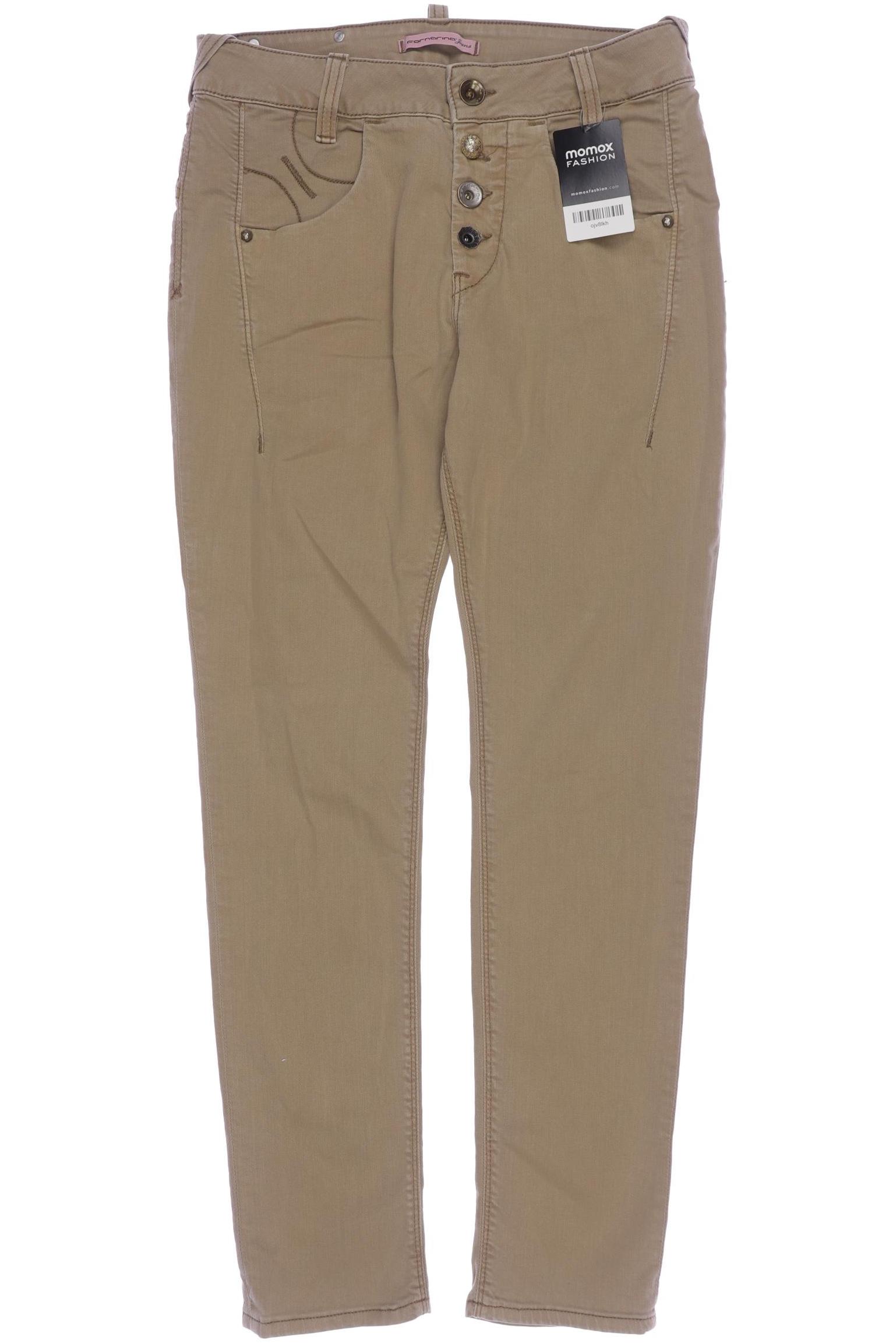 

Fornarina Damen Stoffhose, beige, Gr. 27