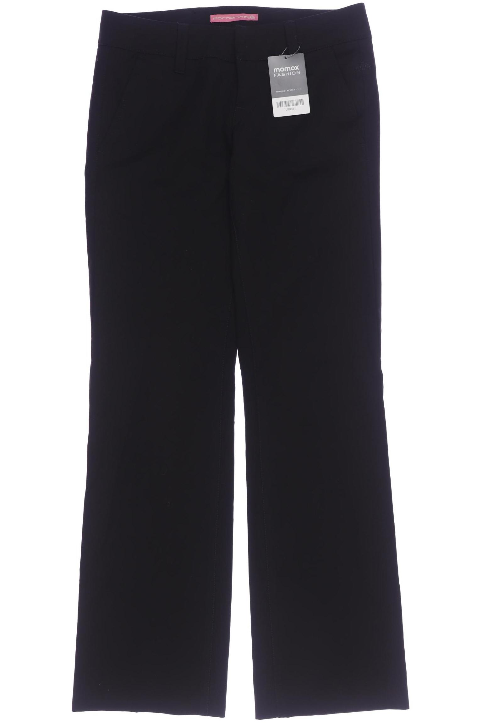 

Fornarina Damen Stoffhose, schwarz, Gr. 26