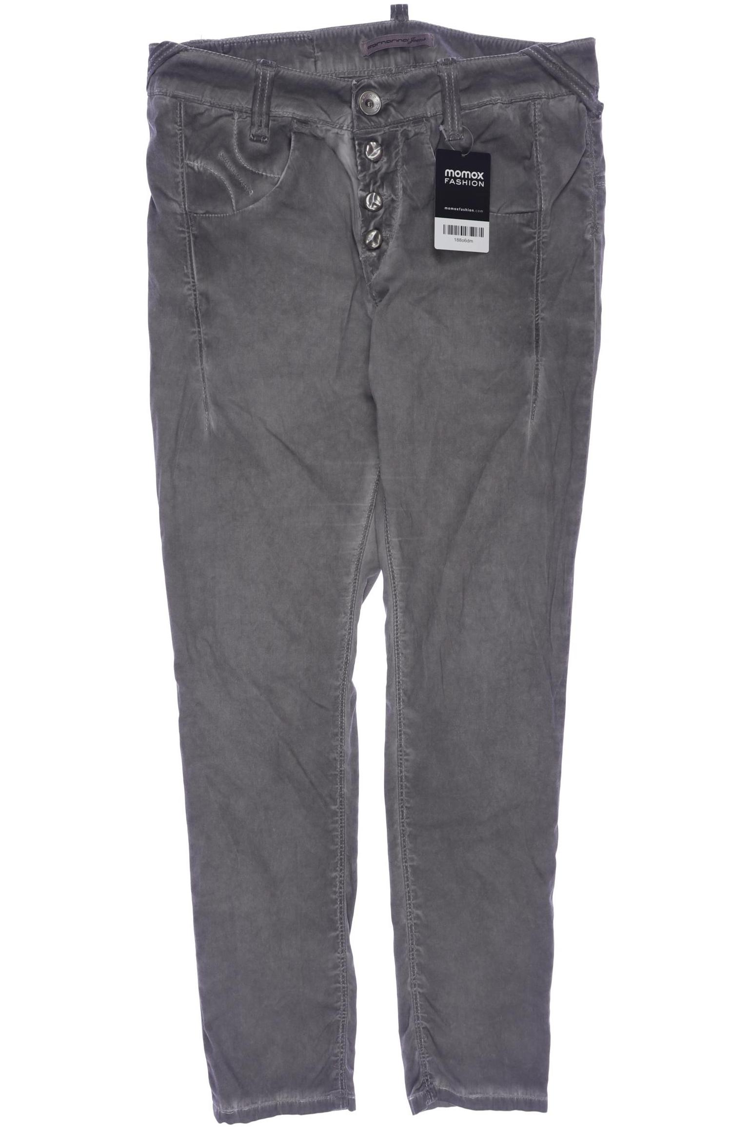 

Fornarina Damen Stoffhose, grau, Gr. 28