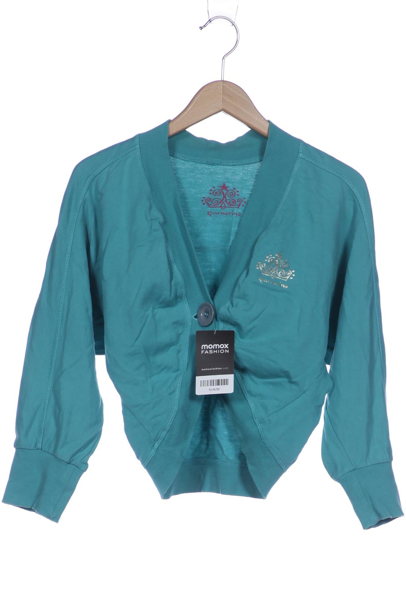 

Fornarina Damen Strickjacke, türkis, Gr. 36