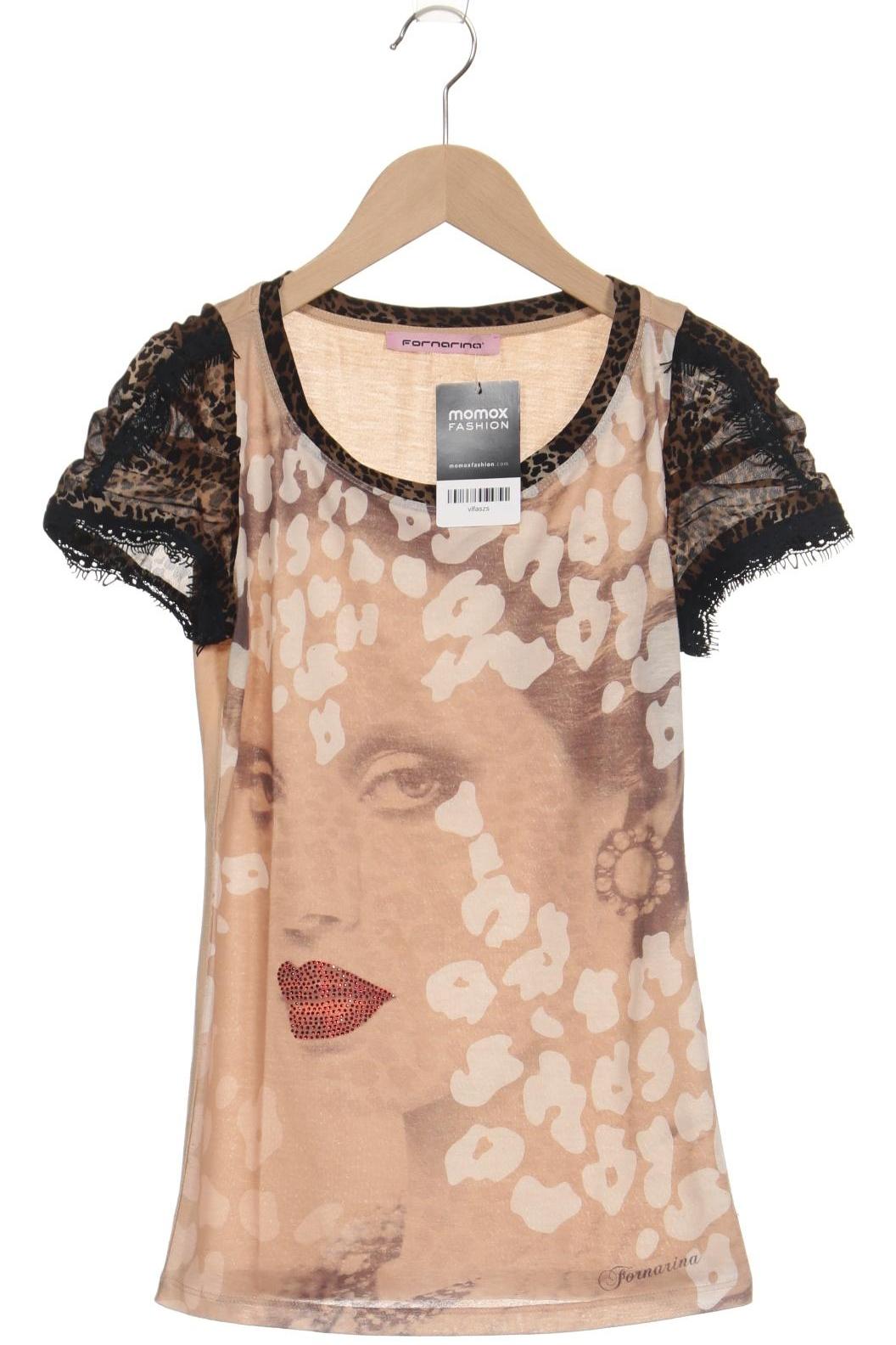 

Fornarina Damen T-Shirt, braun, Gr. 34