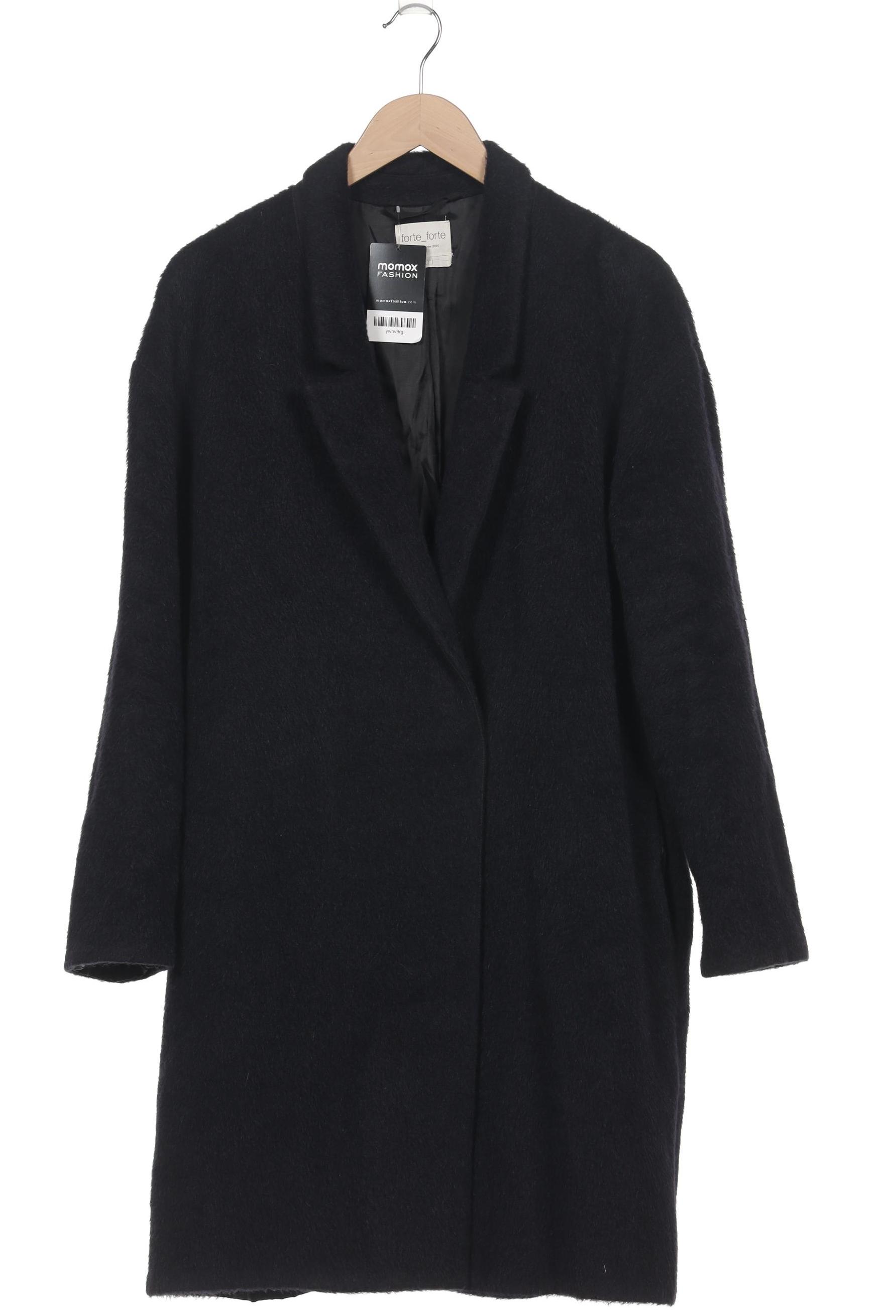 

Forte_Forte Damen Mantel, marineblau, Gr. 48