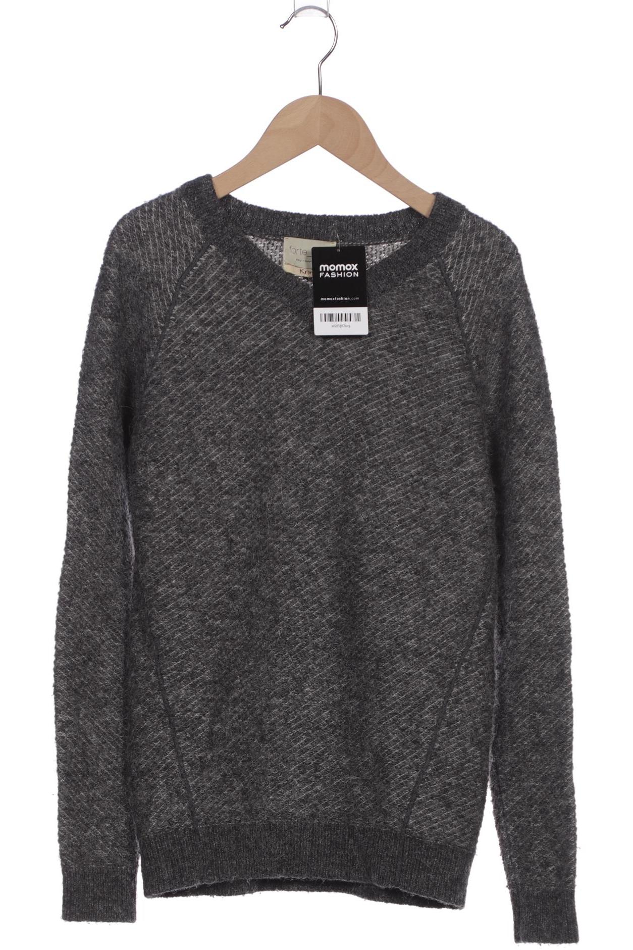 

Forte_Forte Damen Pullover, grau, Gr. 36
