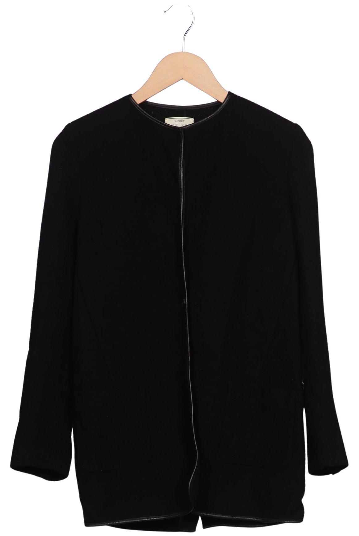 

Forte_Forte Damen Strickjacke, schwarz, Gr. 38