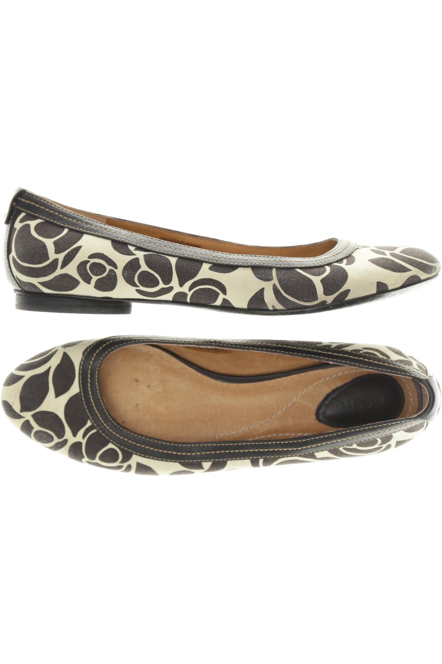 

Fossil Damen Ballerinas, beige, Gr. 8.5