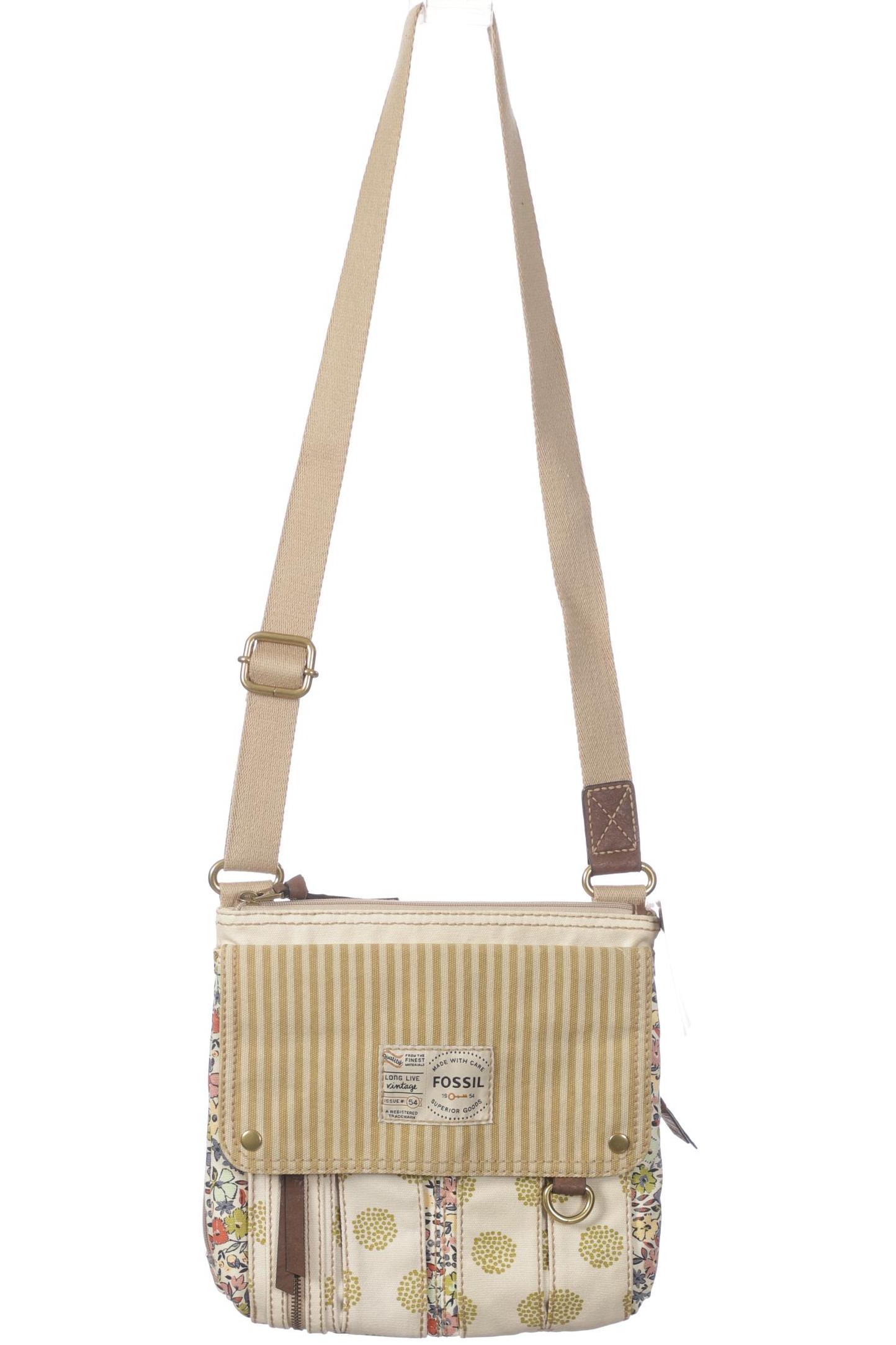 

Fossil Damen Handtasche, beige, Gr.